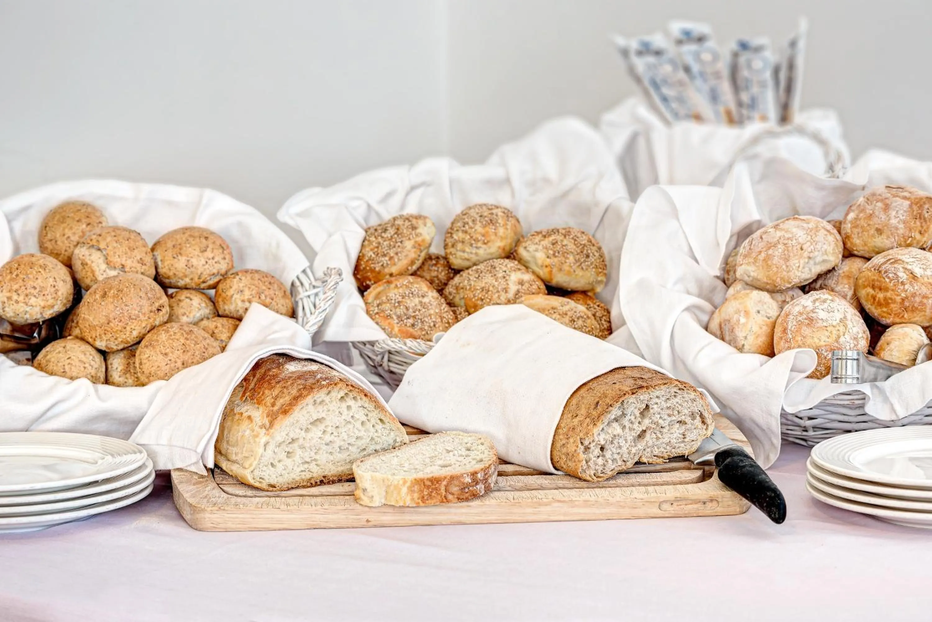 American breakfast in Hotel Caravel