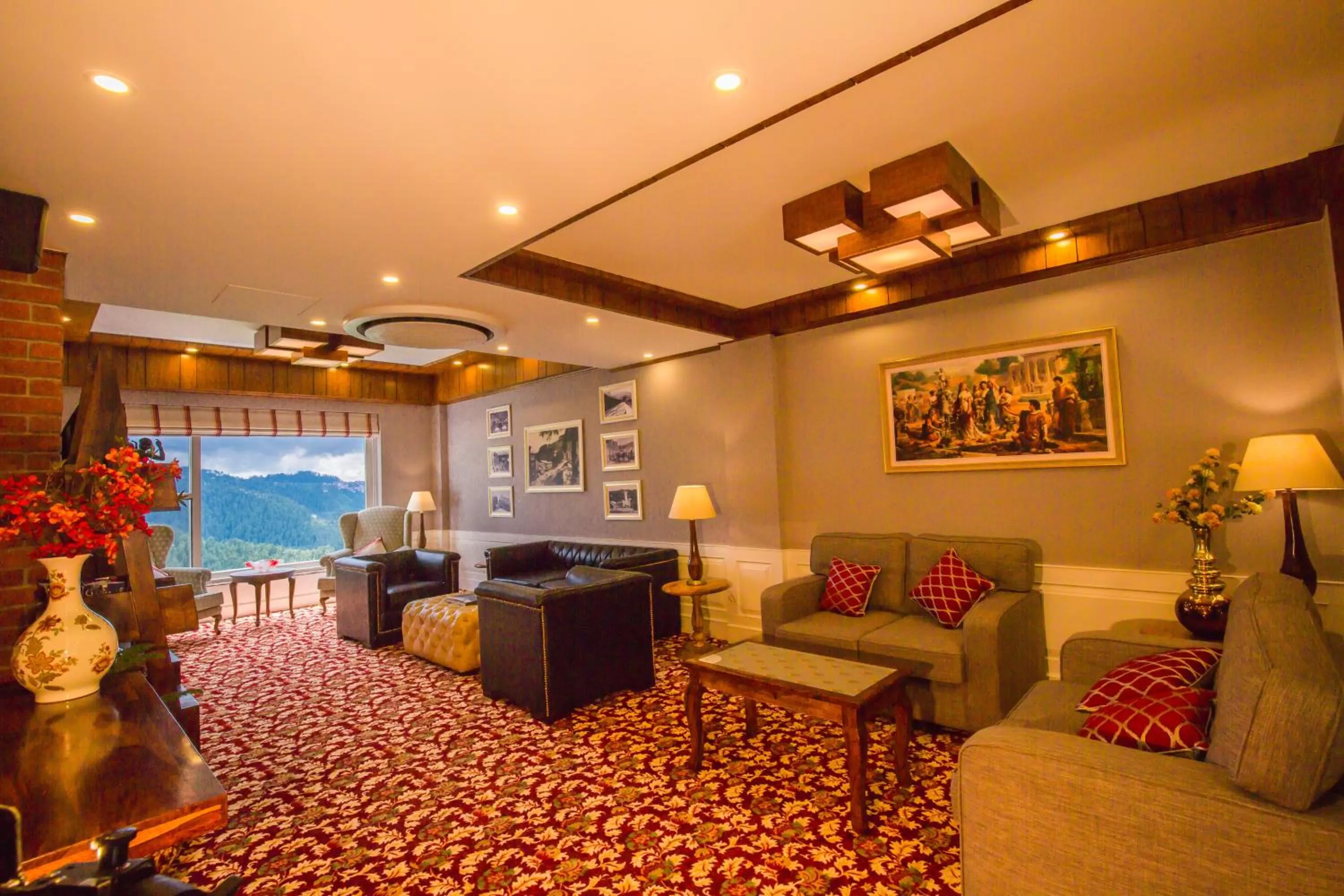 Lobby or reception in The Retreat Mashobra, Shimla