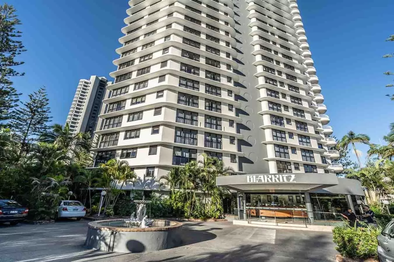 Property building in Biarritz Apartments Gold Coast