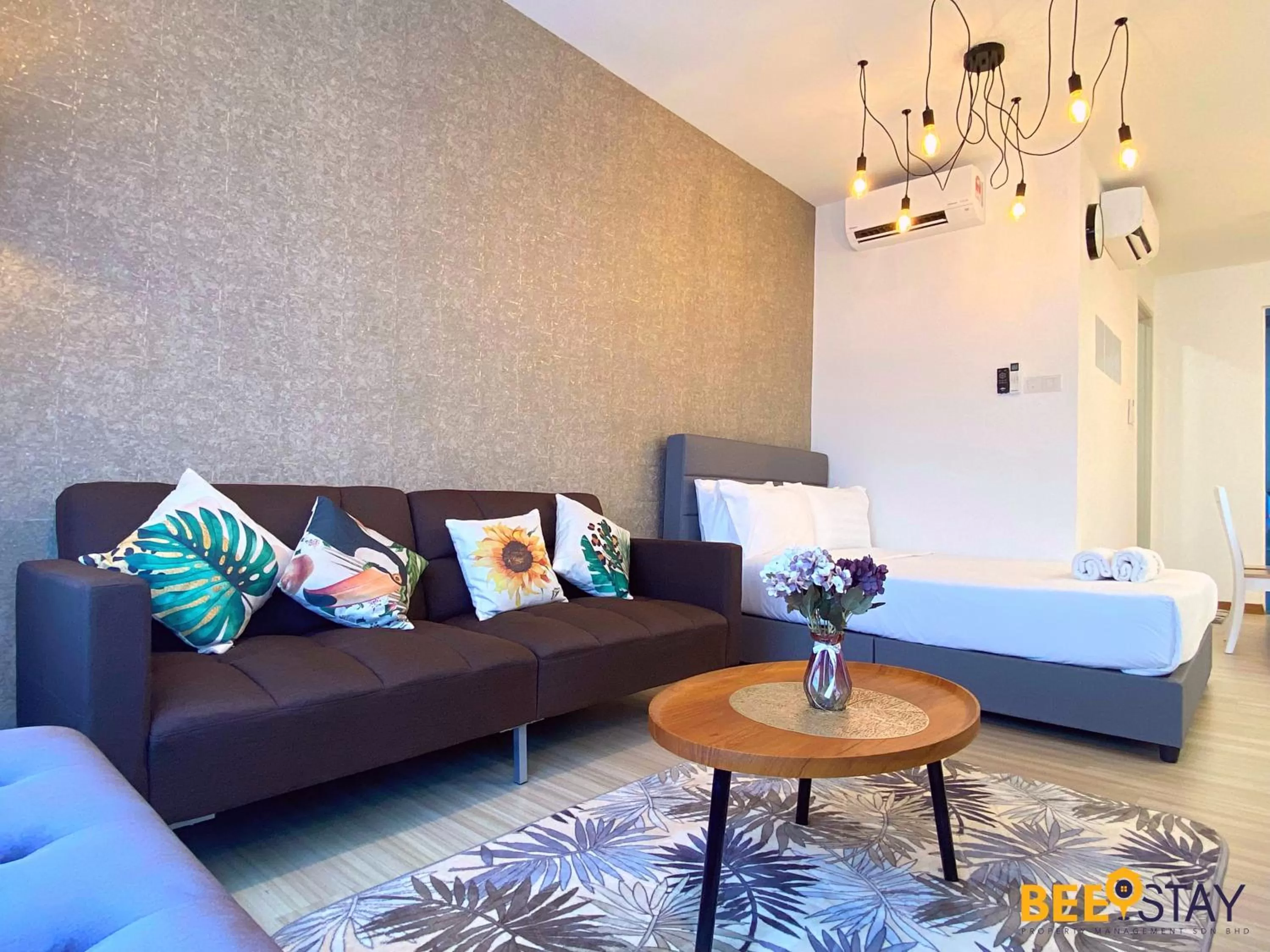 Seating Area in The Wave Suites Melaka by BEESTAY