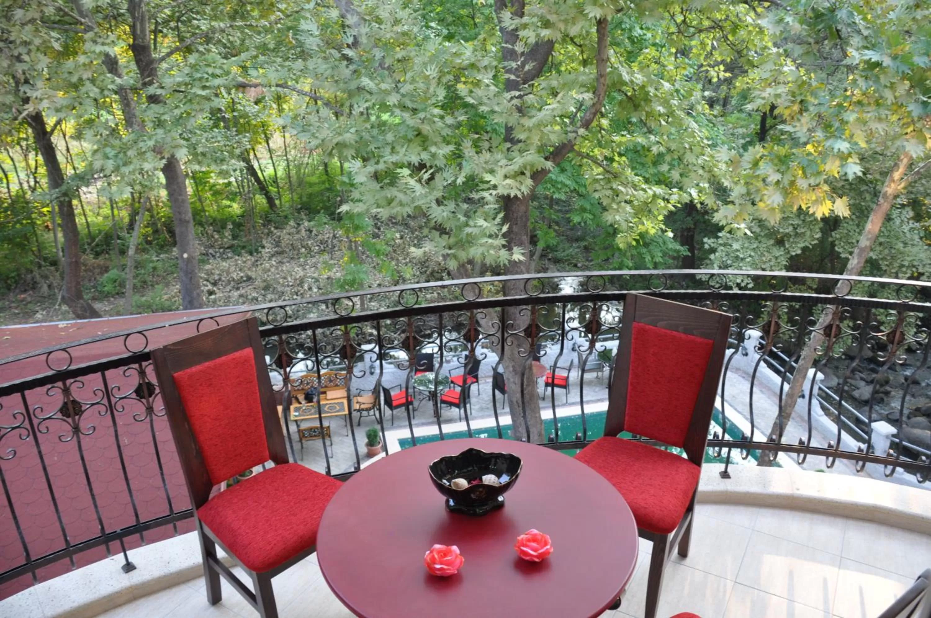 Mountain view, Balcony/Terrace in Villa Bella Boutique Hotel