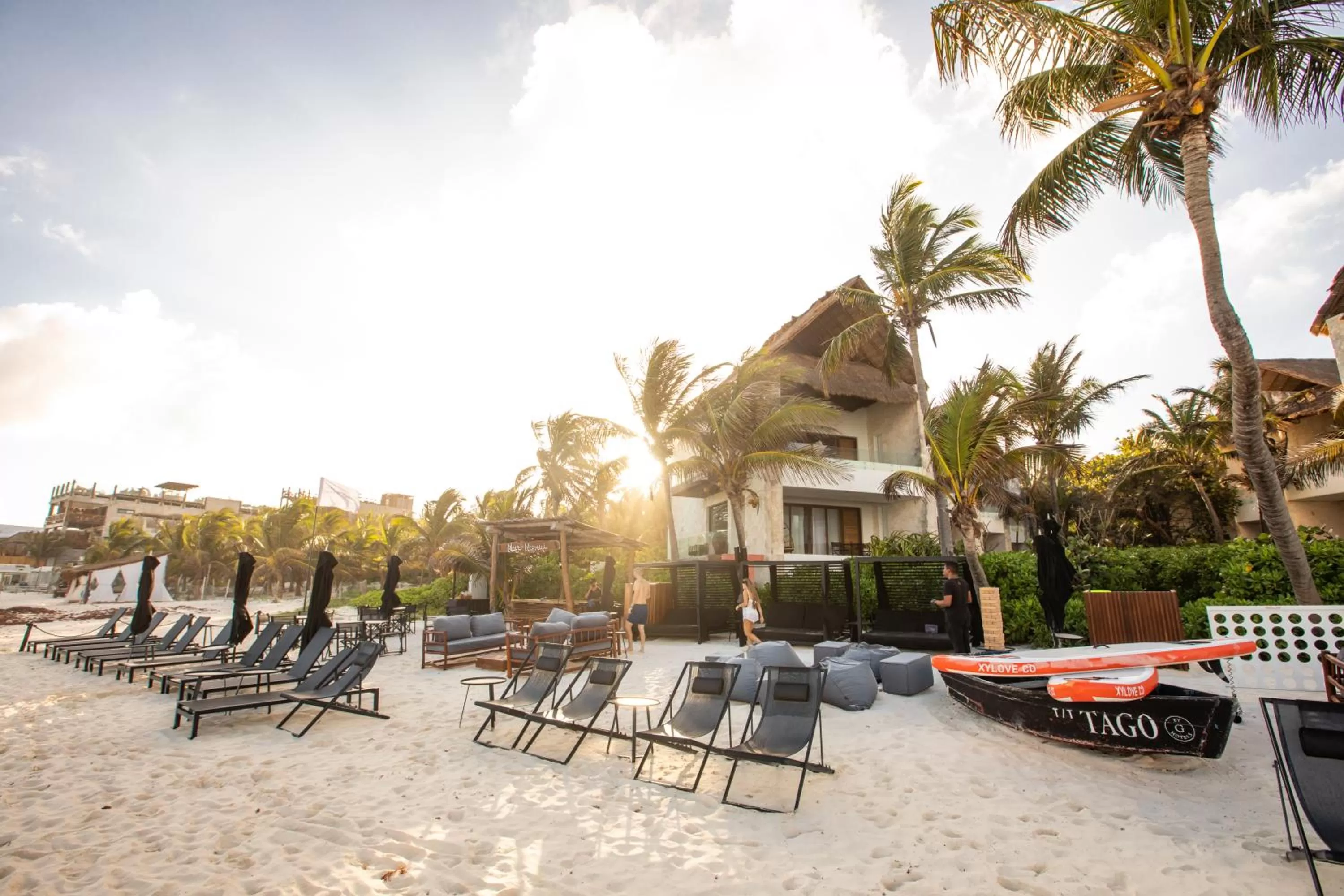 Beach in Tago Tulum by G Hotels