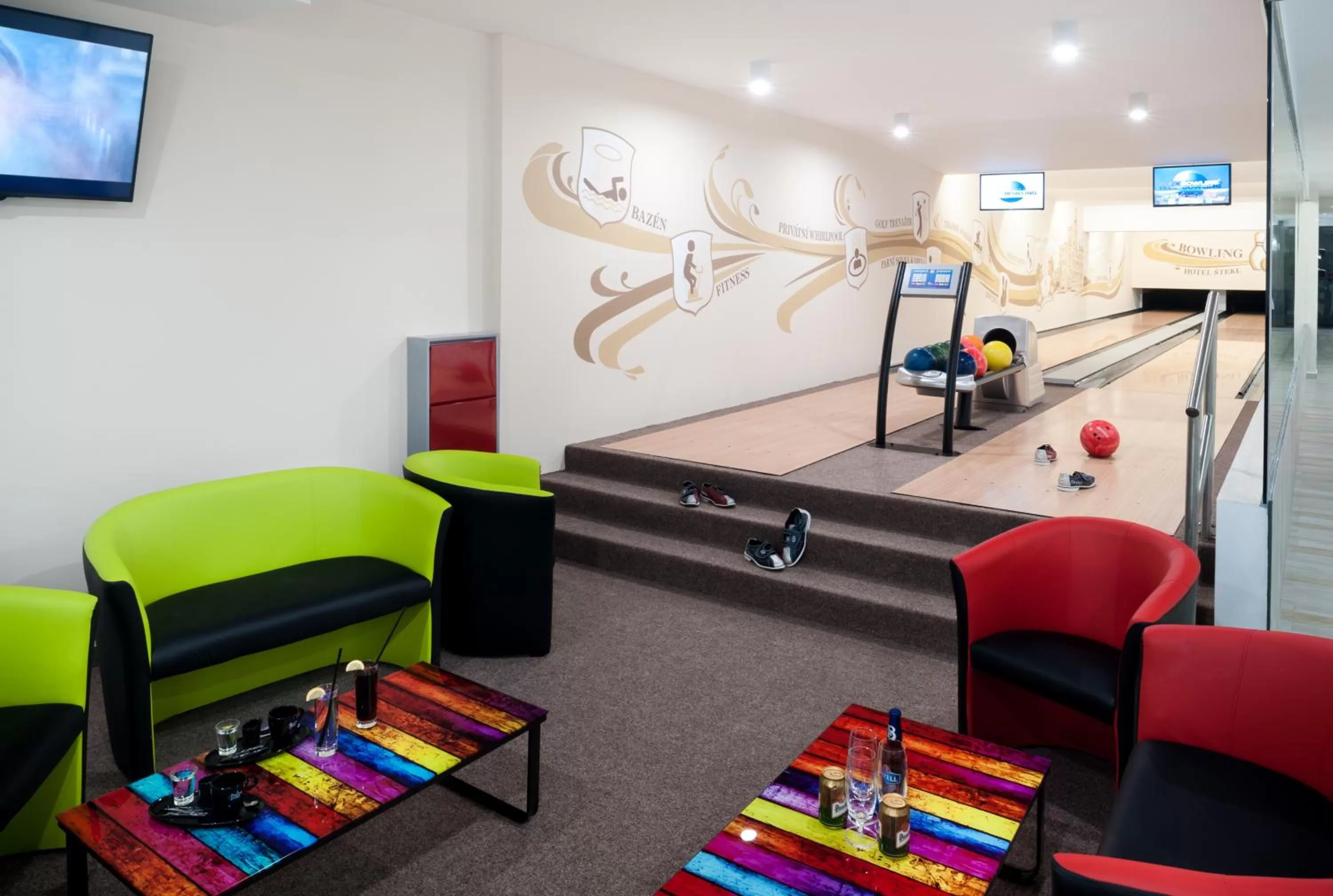Bowling in Hotel Štekl