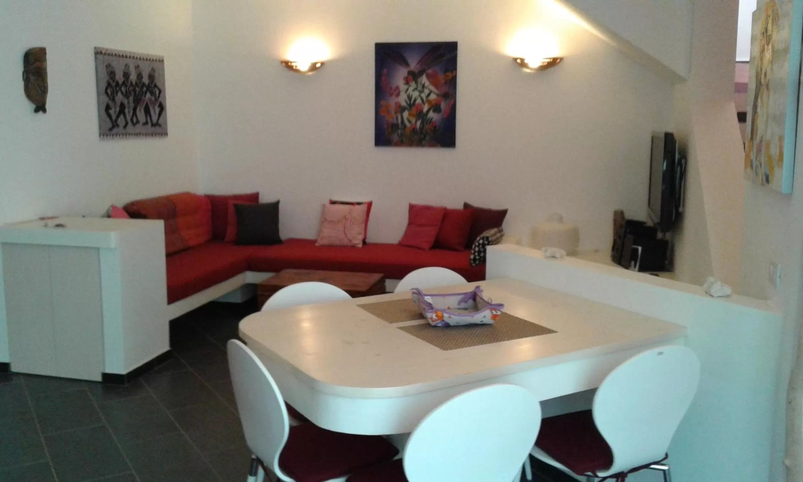 Living room in Cala da Lua apartments