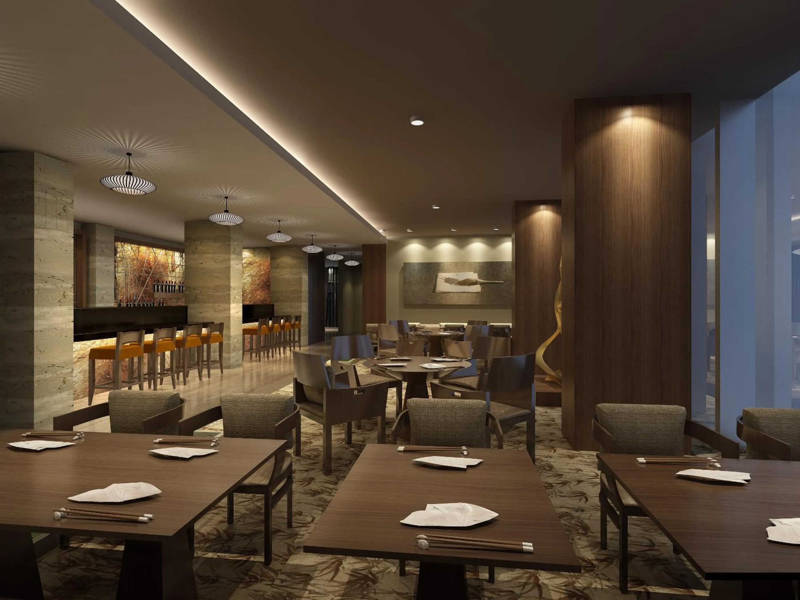 Restaurant/places to eat in Howard Johnson IFC Plaza Ningbo
