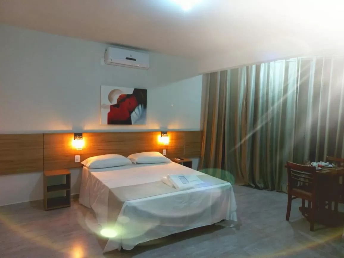 Bed in Hotel Petaluma Piumhi