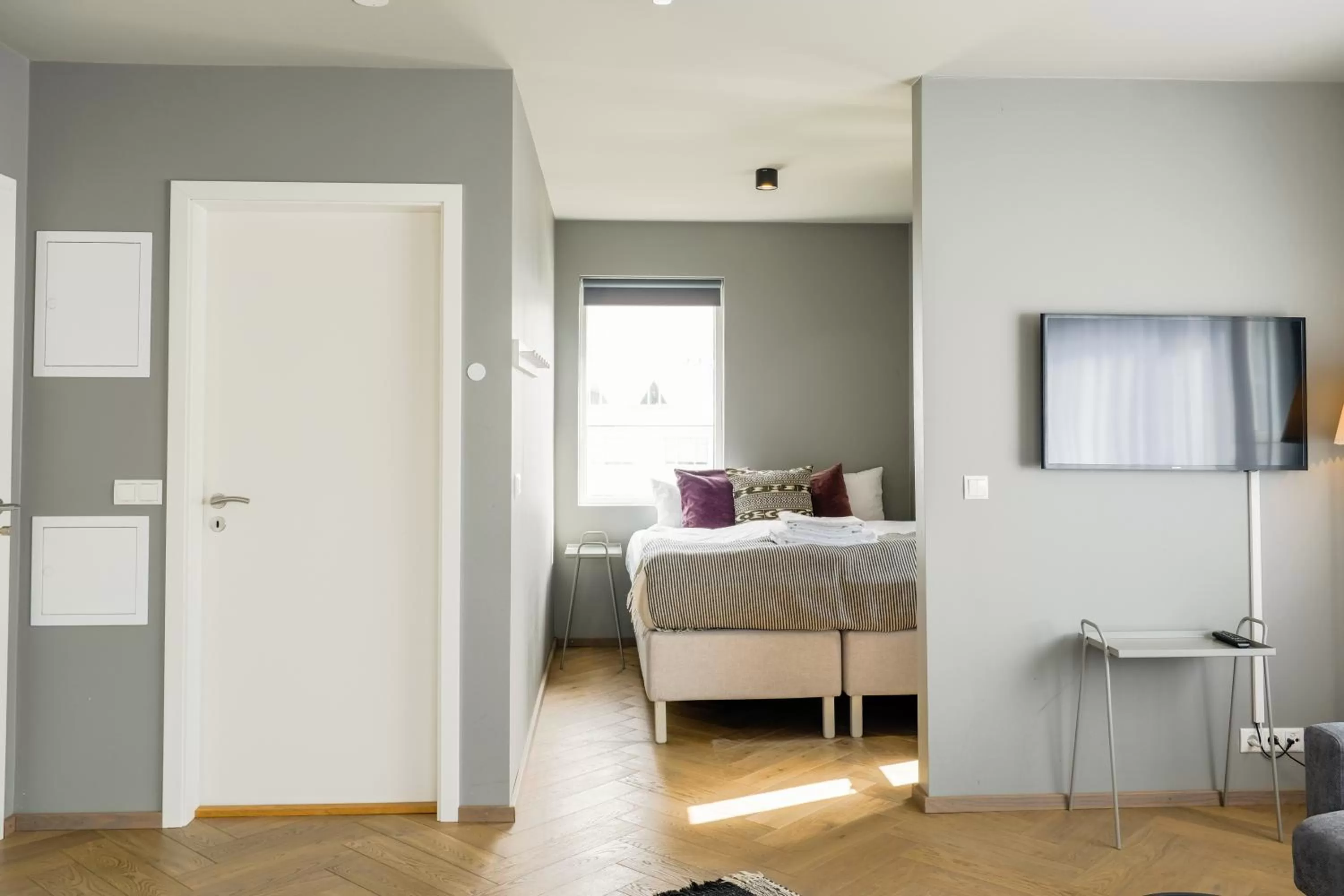 Bed in Saga Studios by Heimaleiga