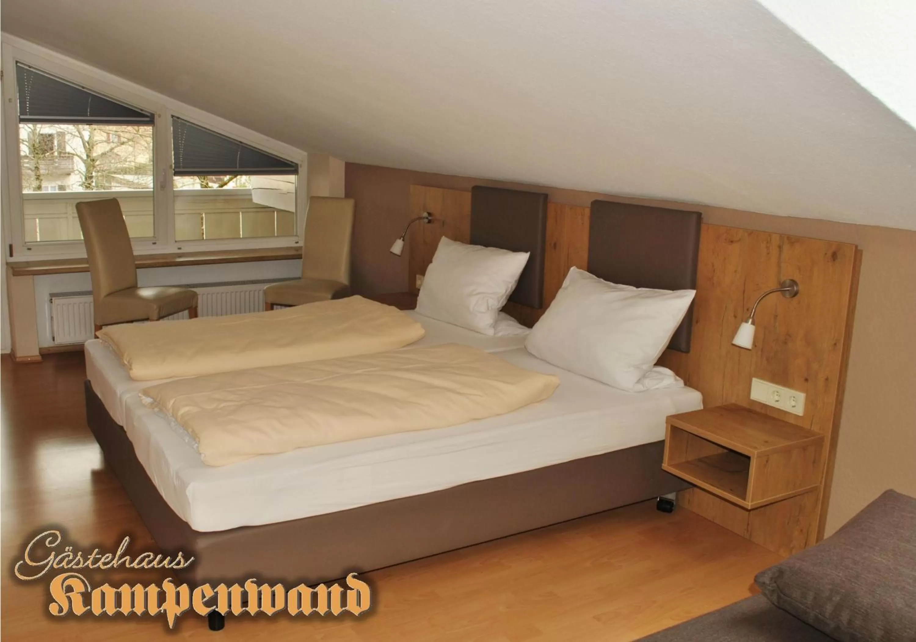 Photo of the whole room, Bed in Gasthof Kampenwand Aschau