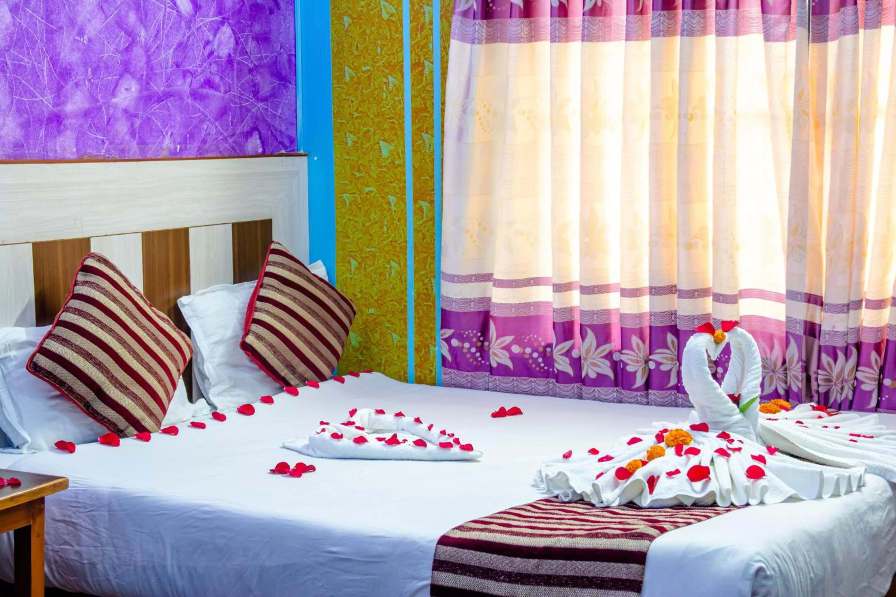 Bed in Hotel Middle Point Pvt Ltd