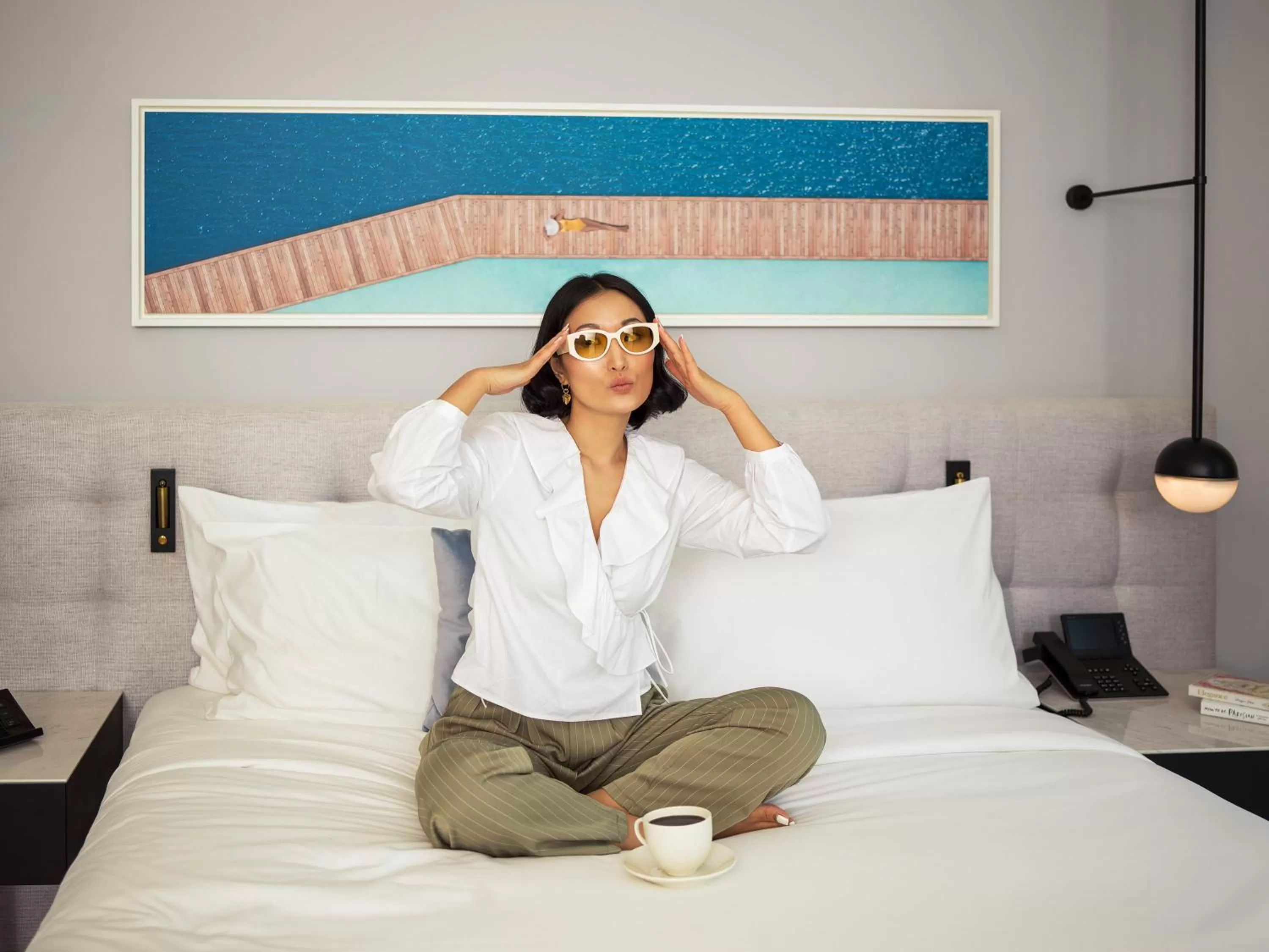 Bedroom, Bed in Th8 Palm Dubai Beach Resort Vignette Collection, an IHG hotel