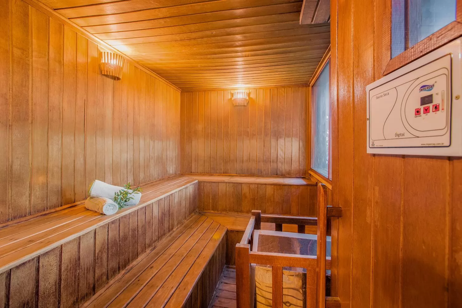 Sauna in Hotel Villa Lobos Spa Romantik