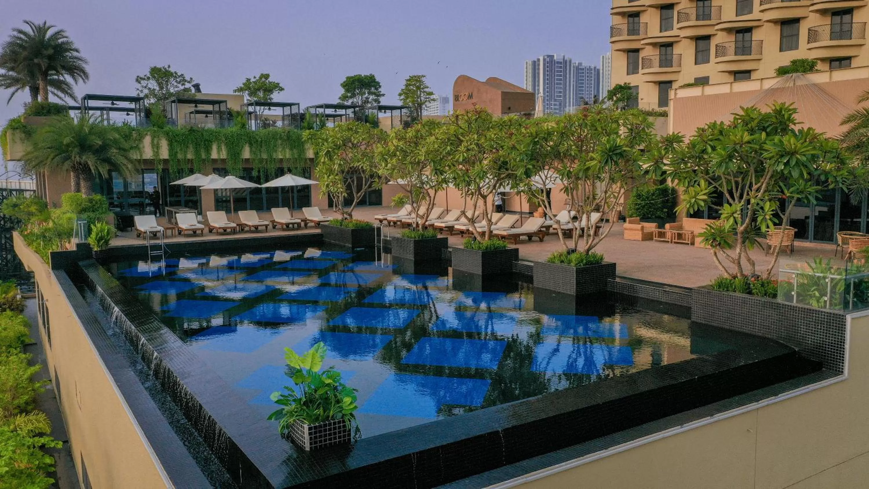Swimming pool in SUN & MOON, Riverside Hotel
