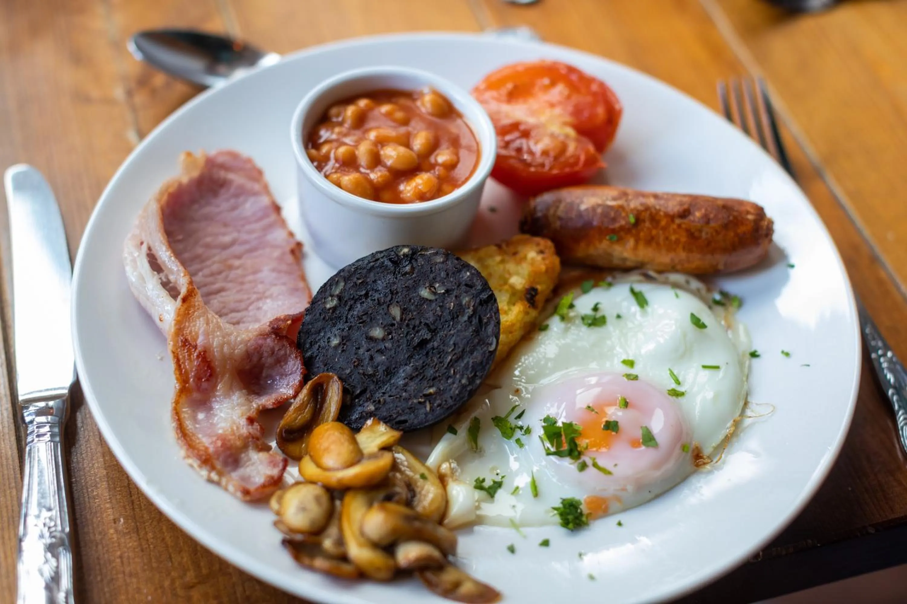 Food close-up in Holly Lodge Guest House with FREE off site health club