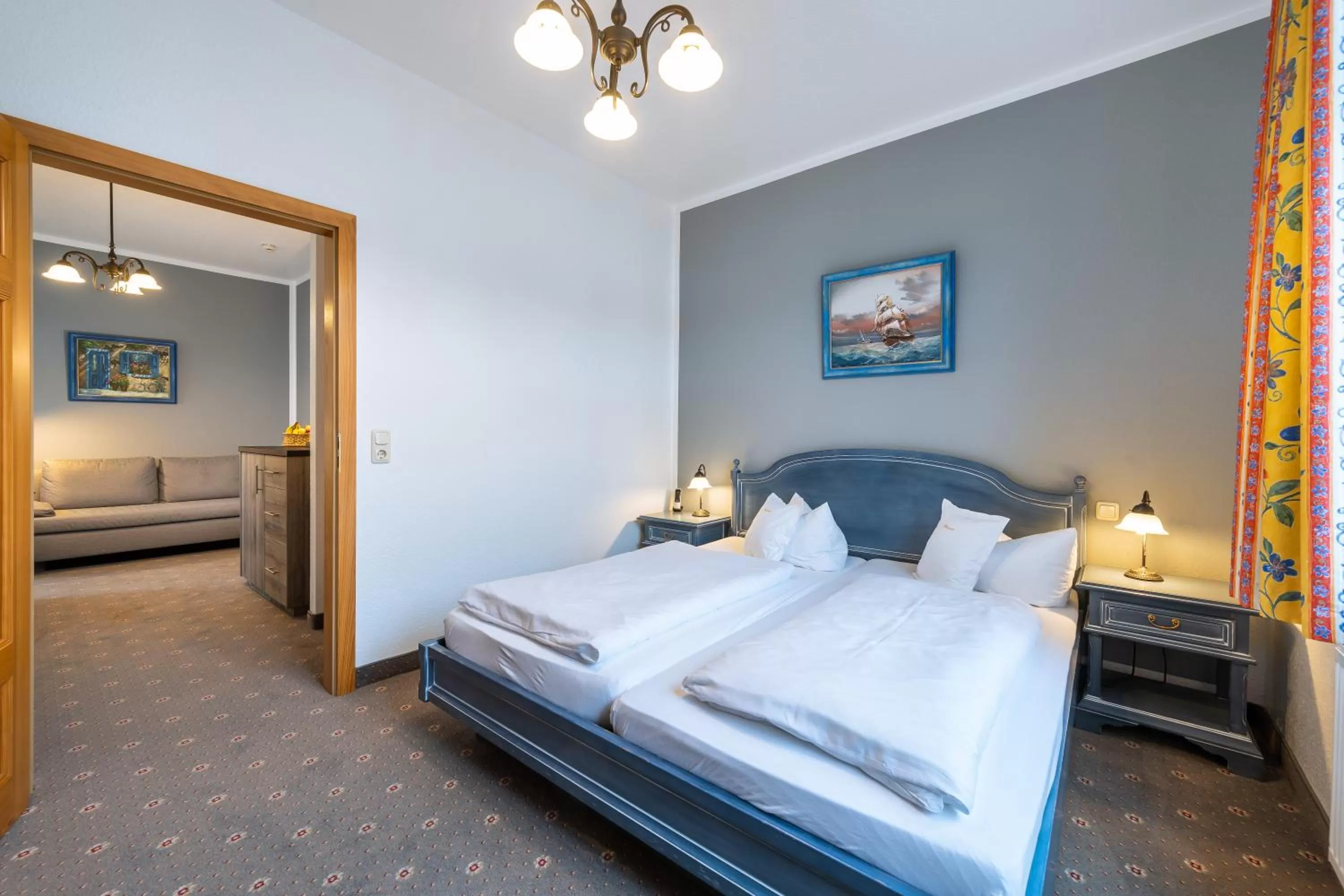 Photo of the whole room, Bed in Hotel Garni Getreuer Eckart