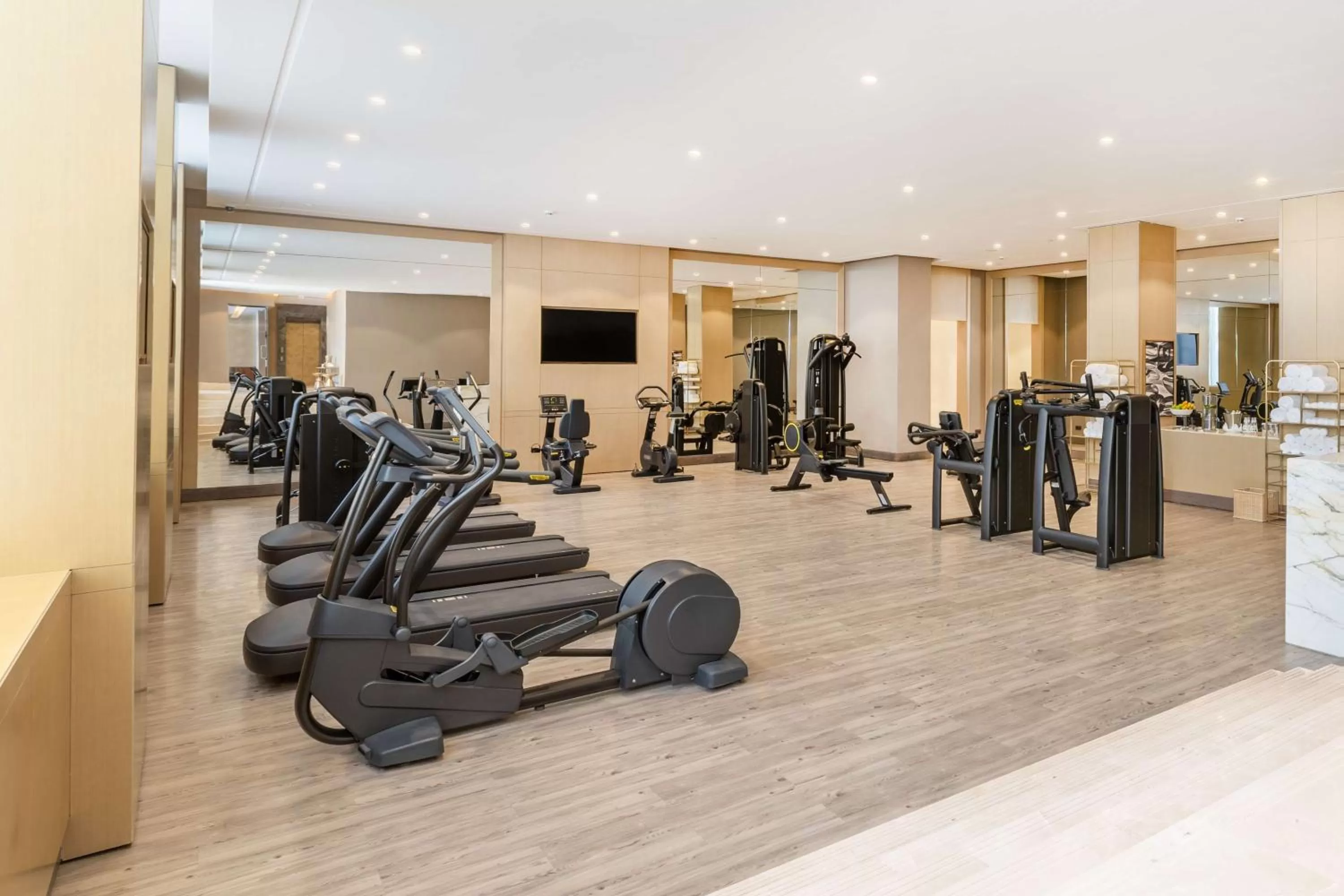 Fitness centre/facilities in Mansard Riyadh, a Radisson Collection Hotel