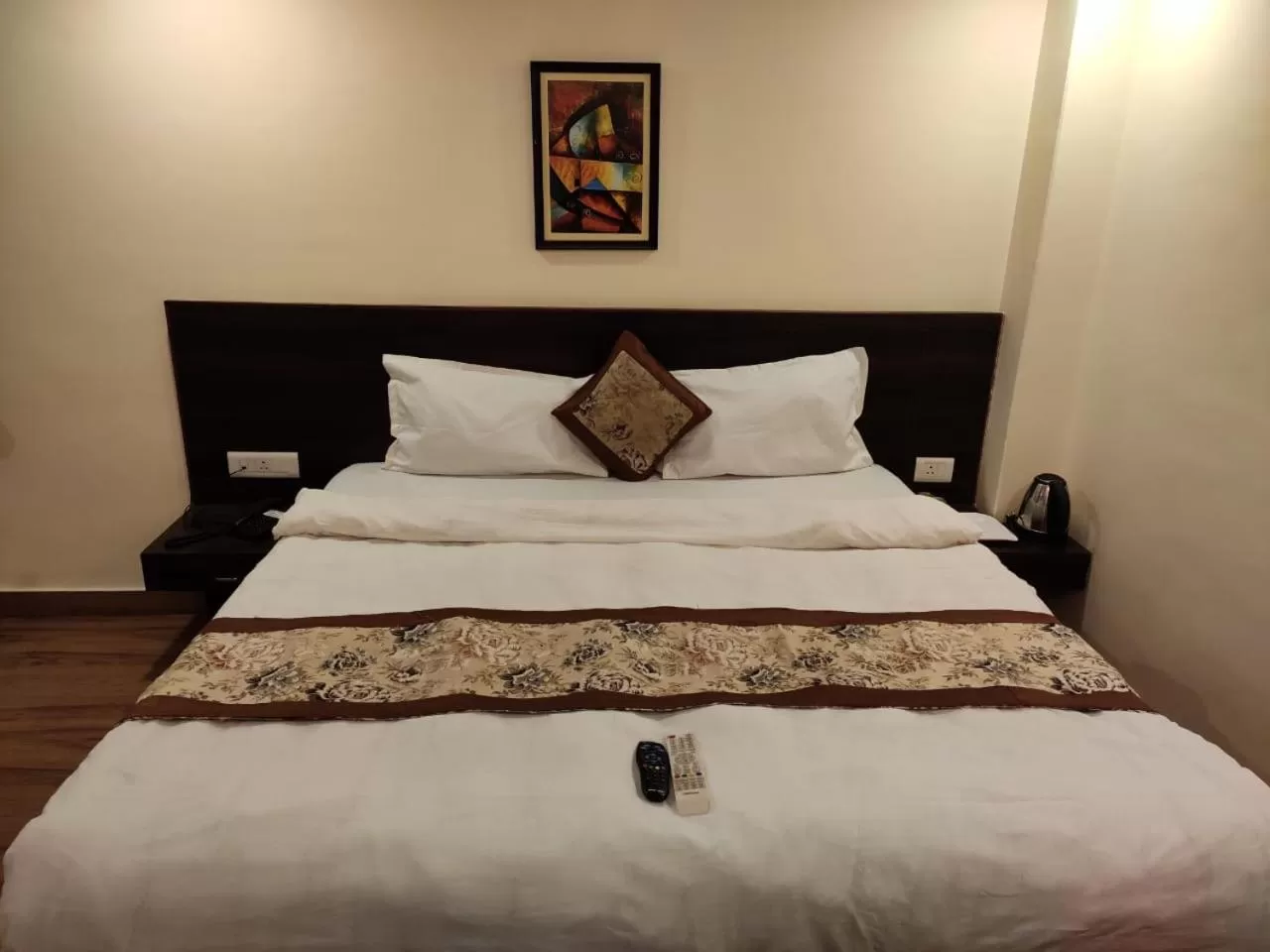 Bed in Hotel The Narayani Continental