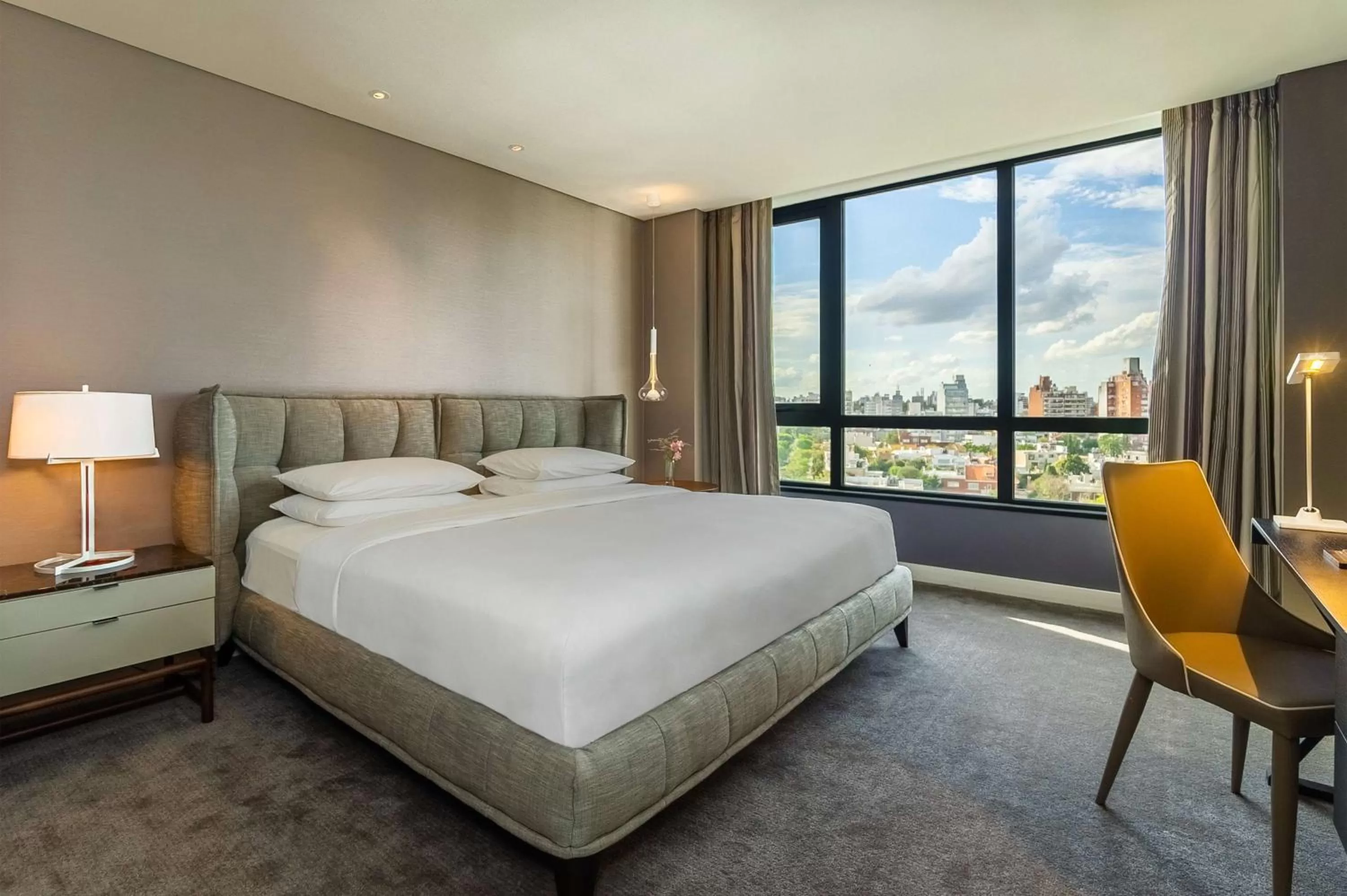 Photo of the whole room, Bed in Hyatt Centric Montevideo