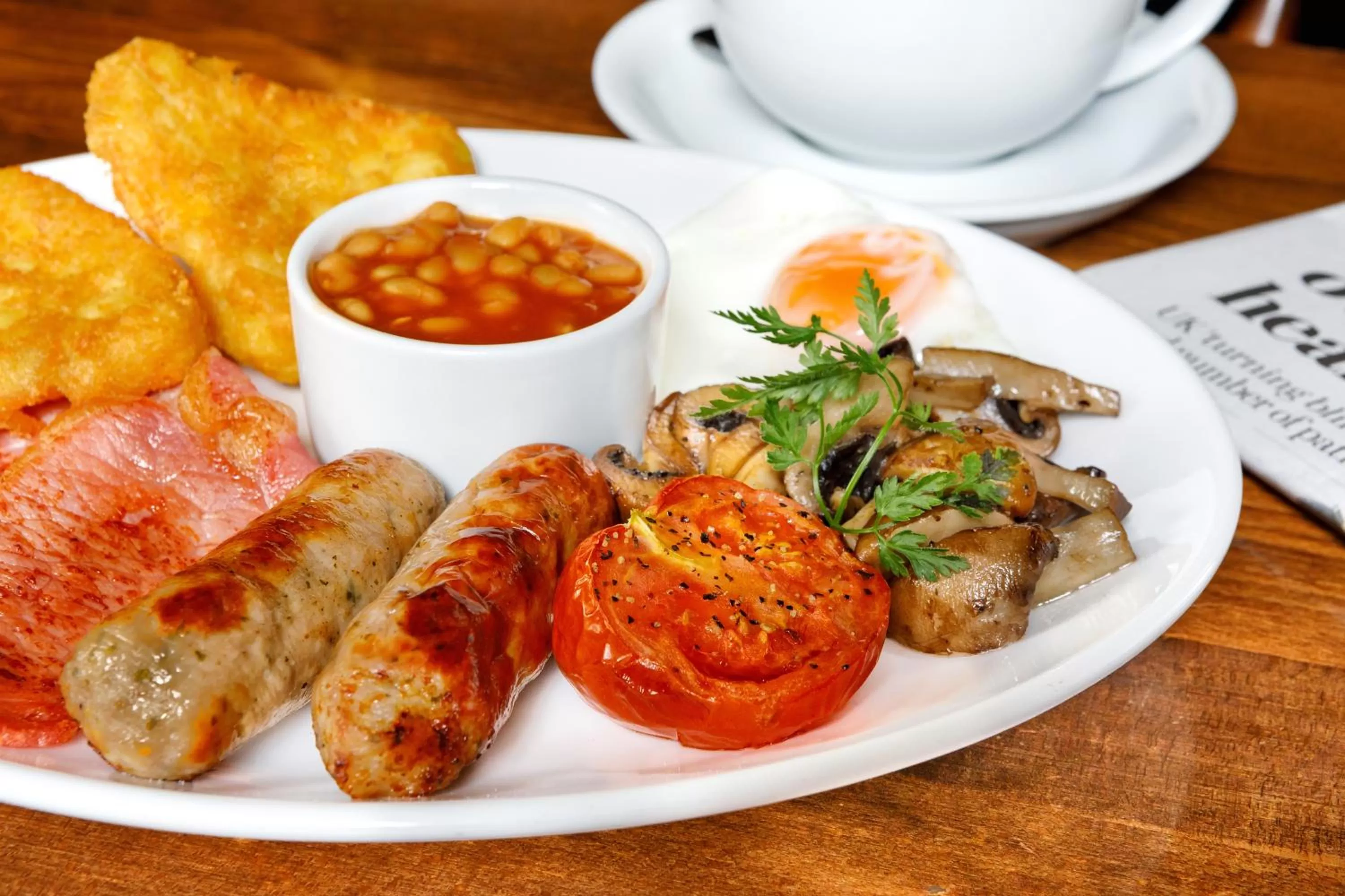 Breakfast in Shoulder of Mutton Inn