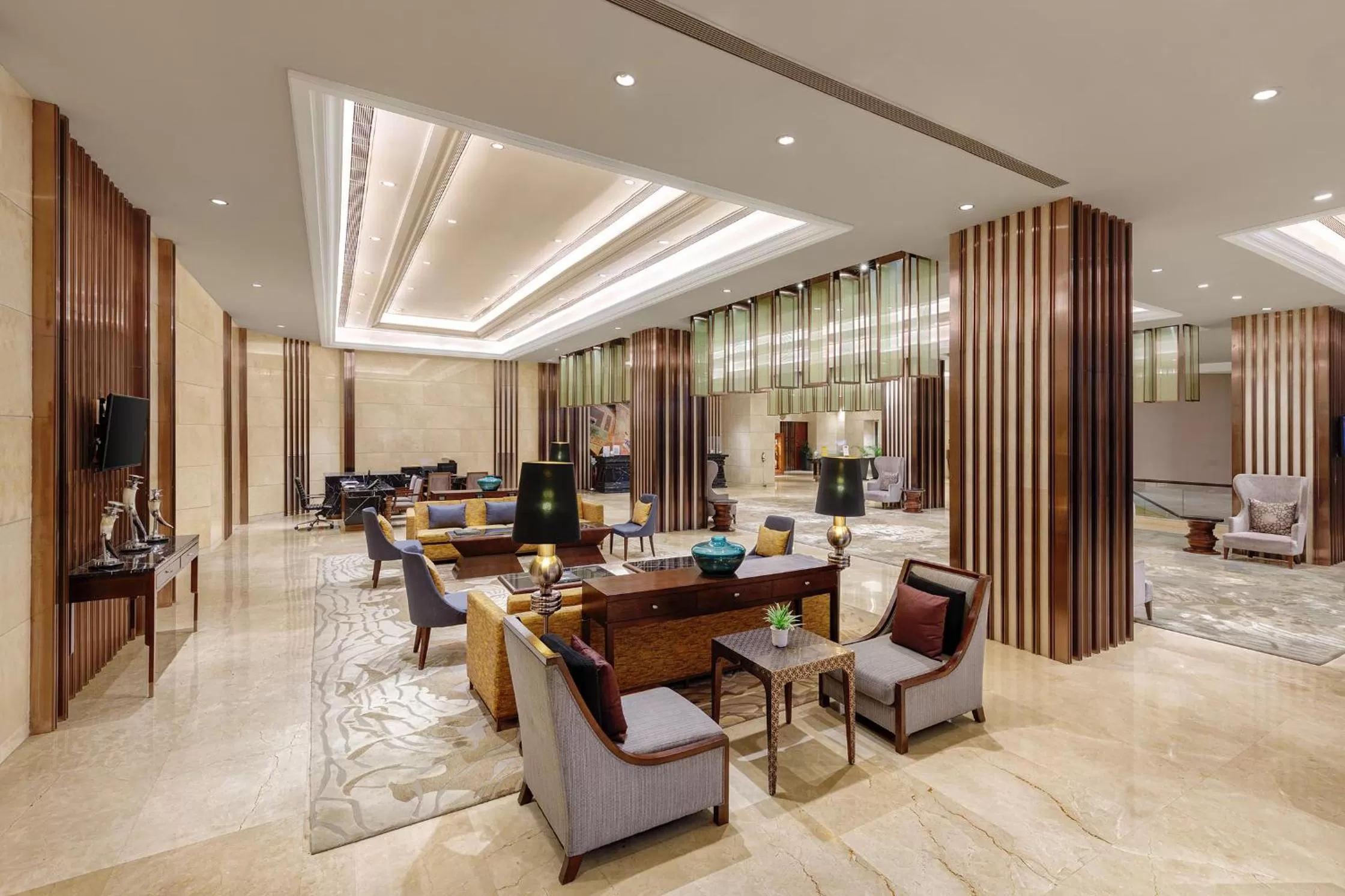 Lobby or reception in Pride Plaza Hotel, Aerocity New Delhi