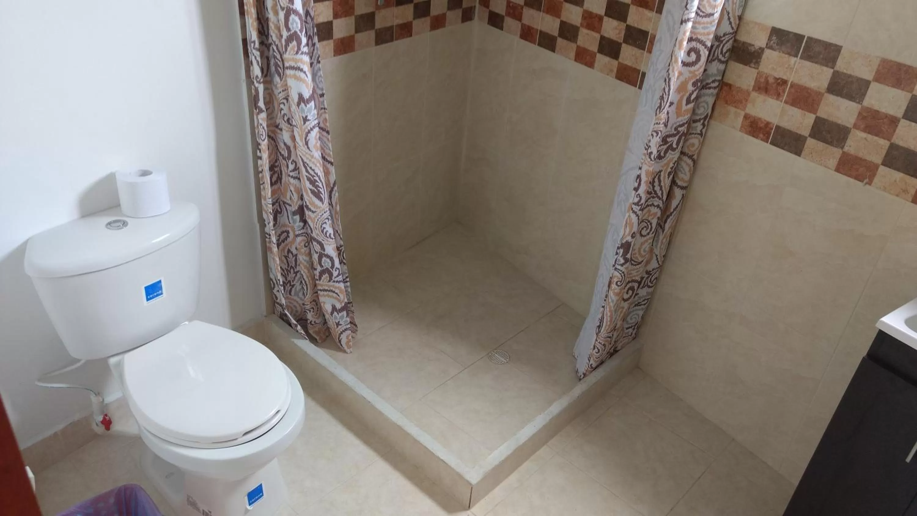 Shower, Bathroom in The Rock House Eco