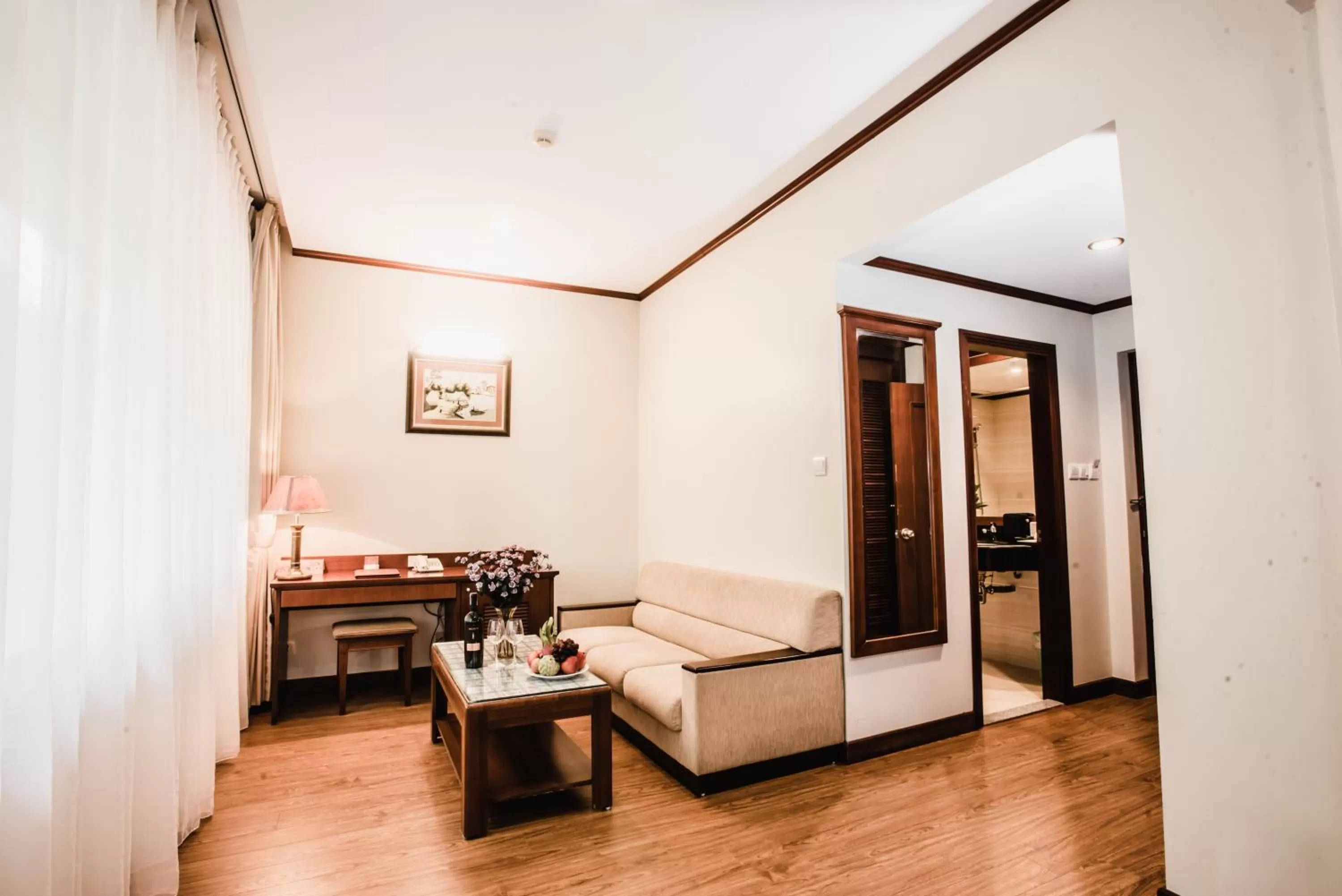 Living room, Bed in HANZ Sunny 2 Hotel Hanoi