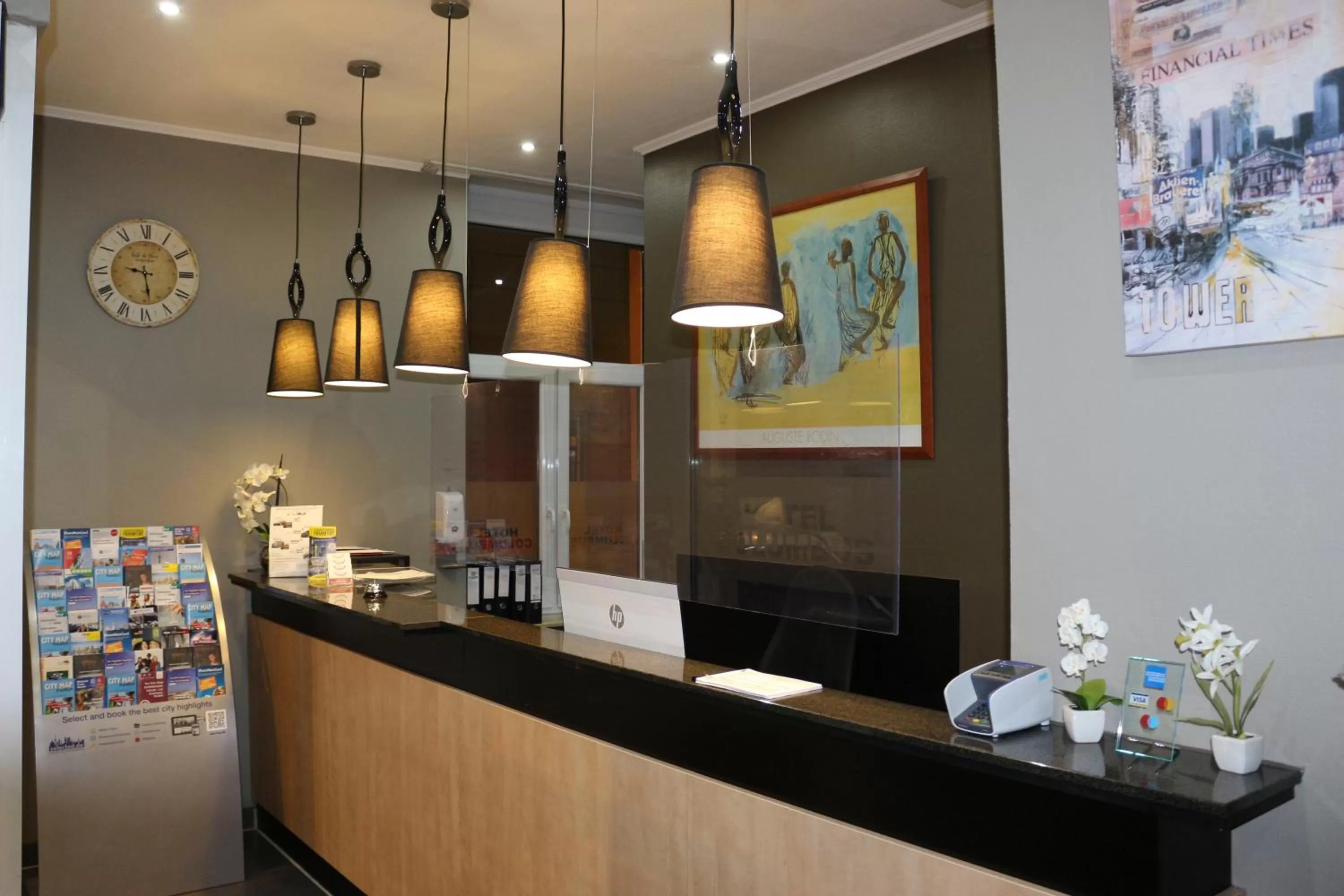 Lobby or reception in Hotel Columbus