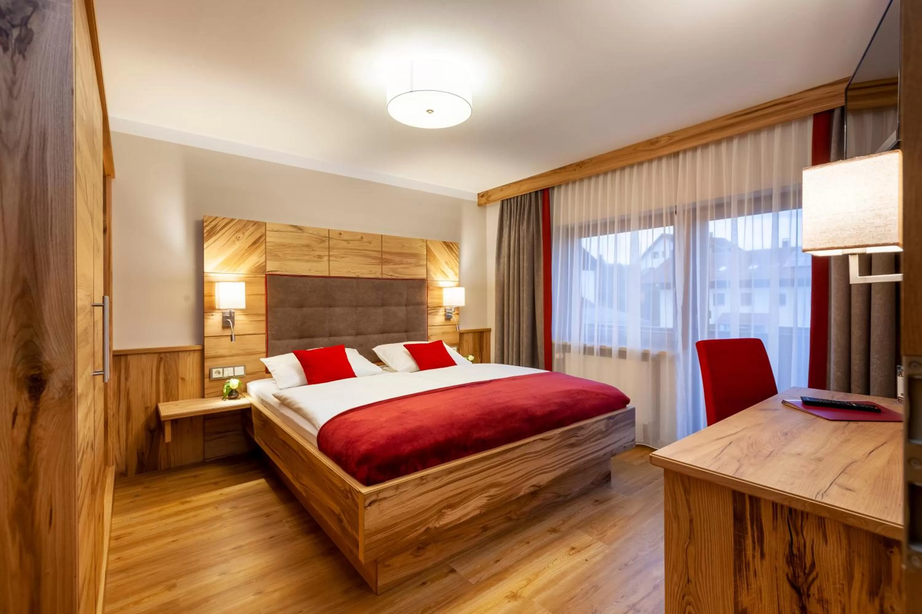 Bed in Genusshotel Hohenbogen
