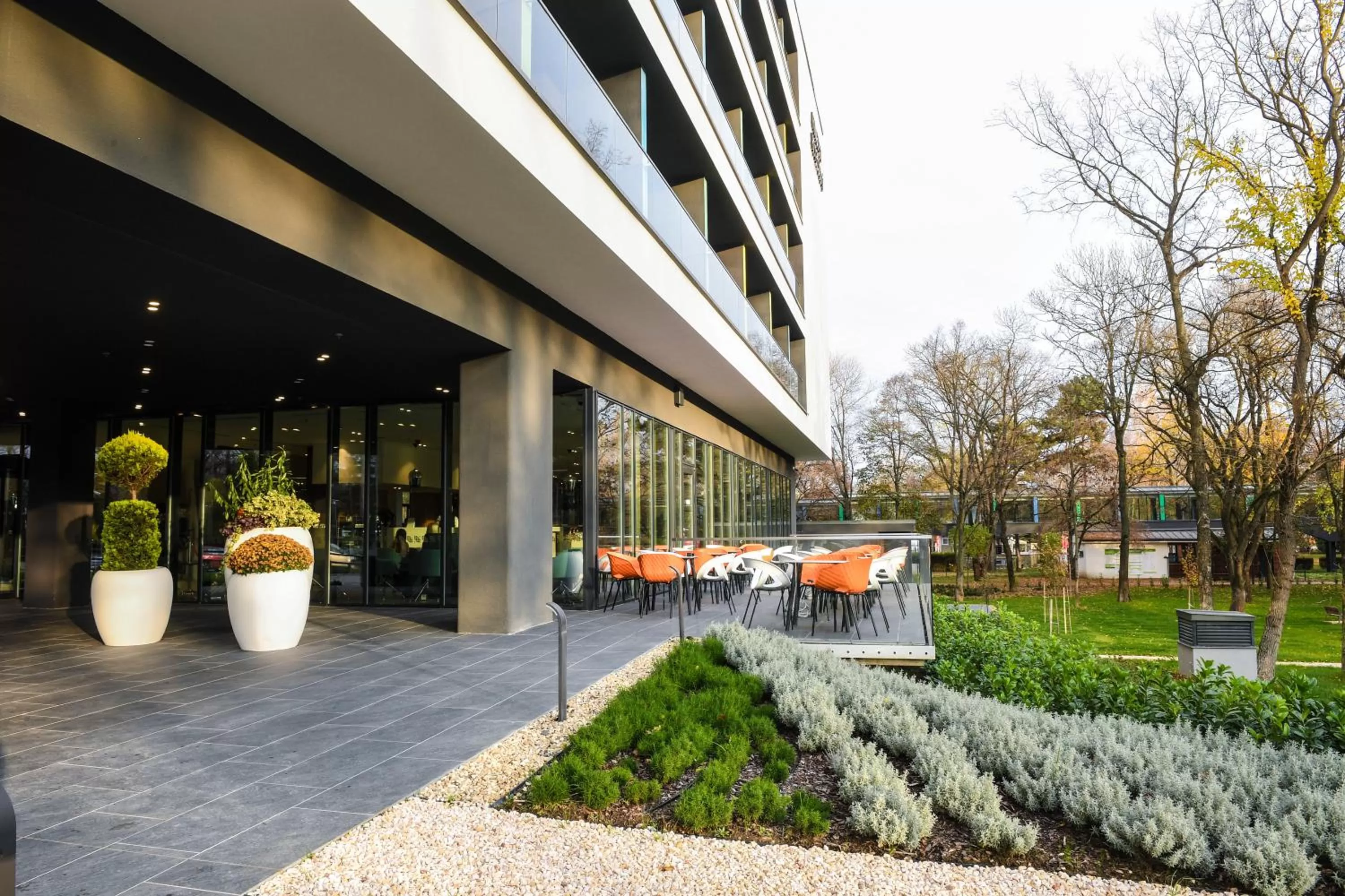 Patio in Hunguest Hotel Sóstó