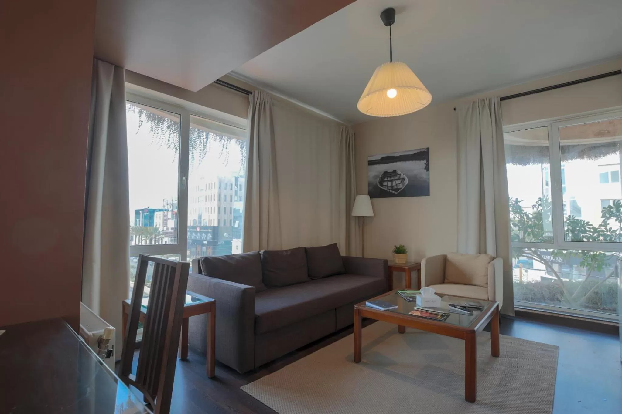 Seating area in The Conroy Boutique Hotel