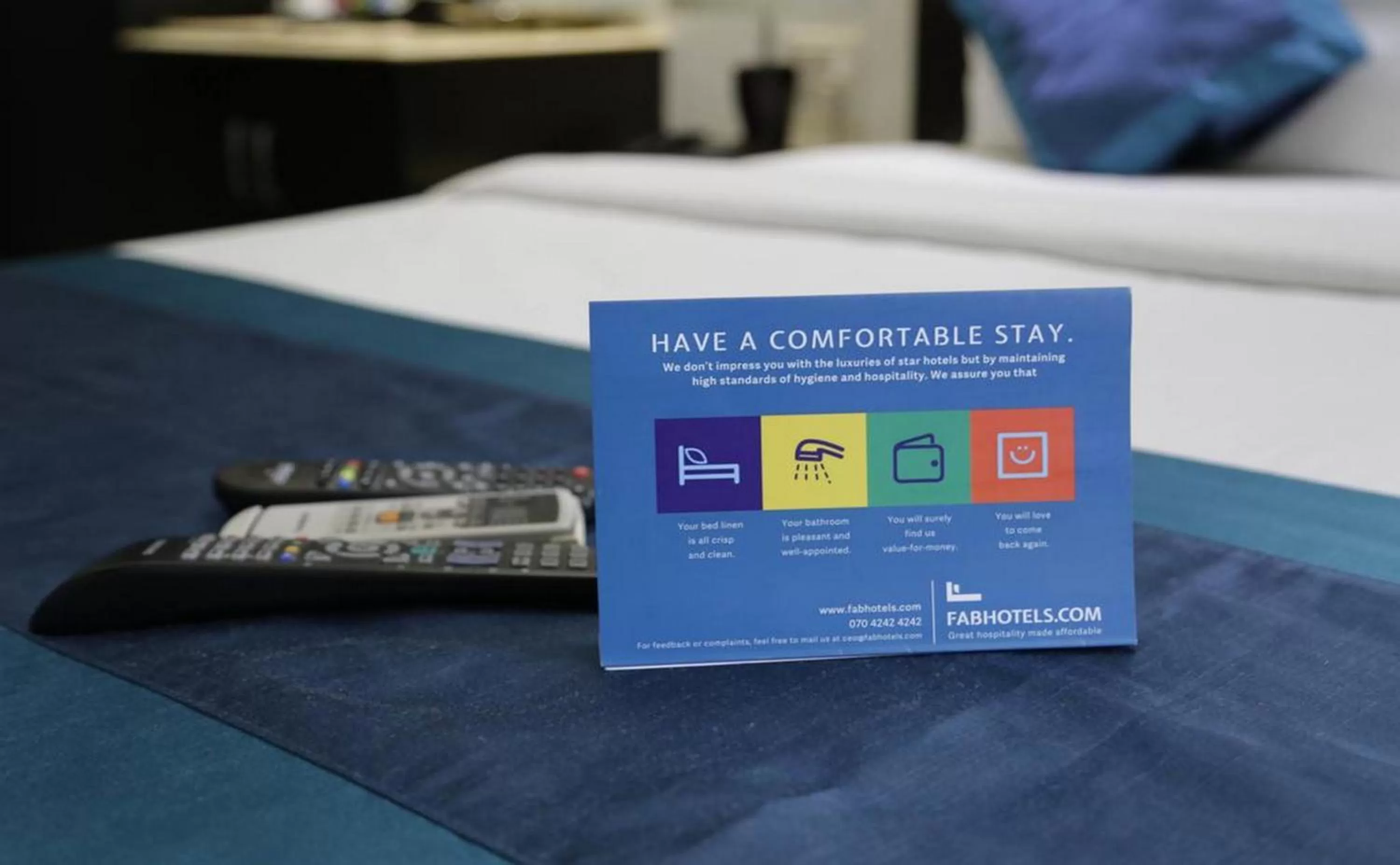 room service, Bed in FabHotel Golden Gate - Nr Hitech City