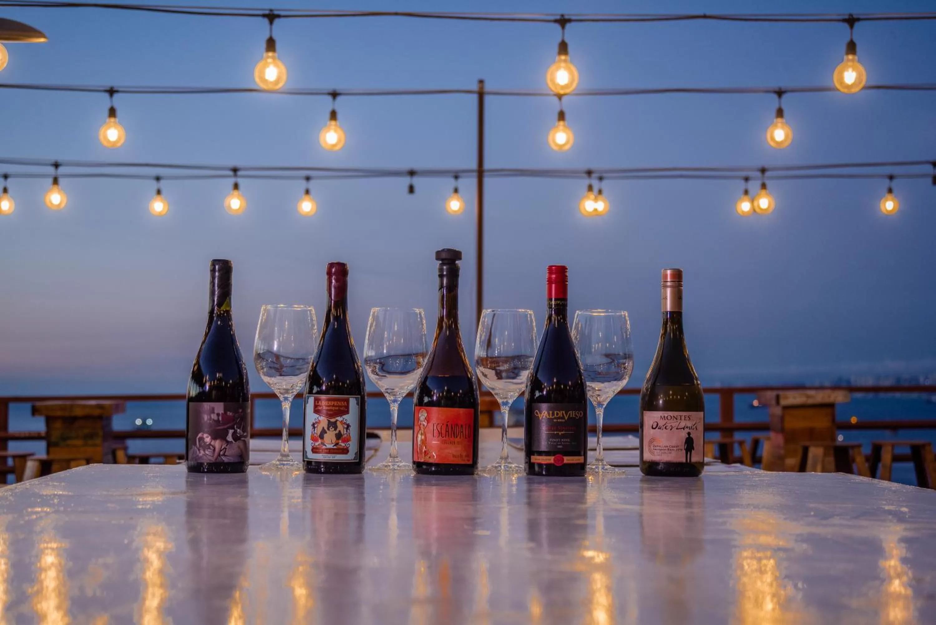 Balcony/Terrace in Hotel Winebox Valparaiso