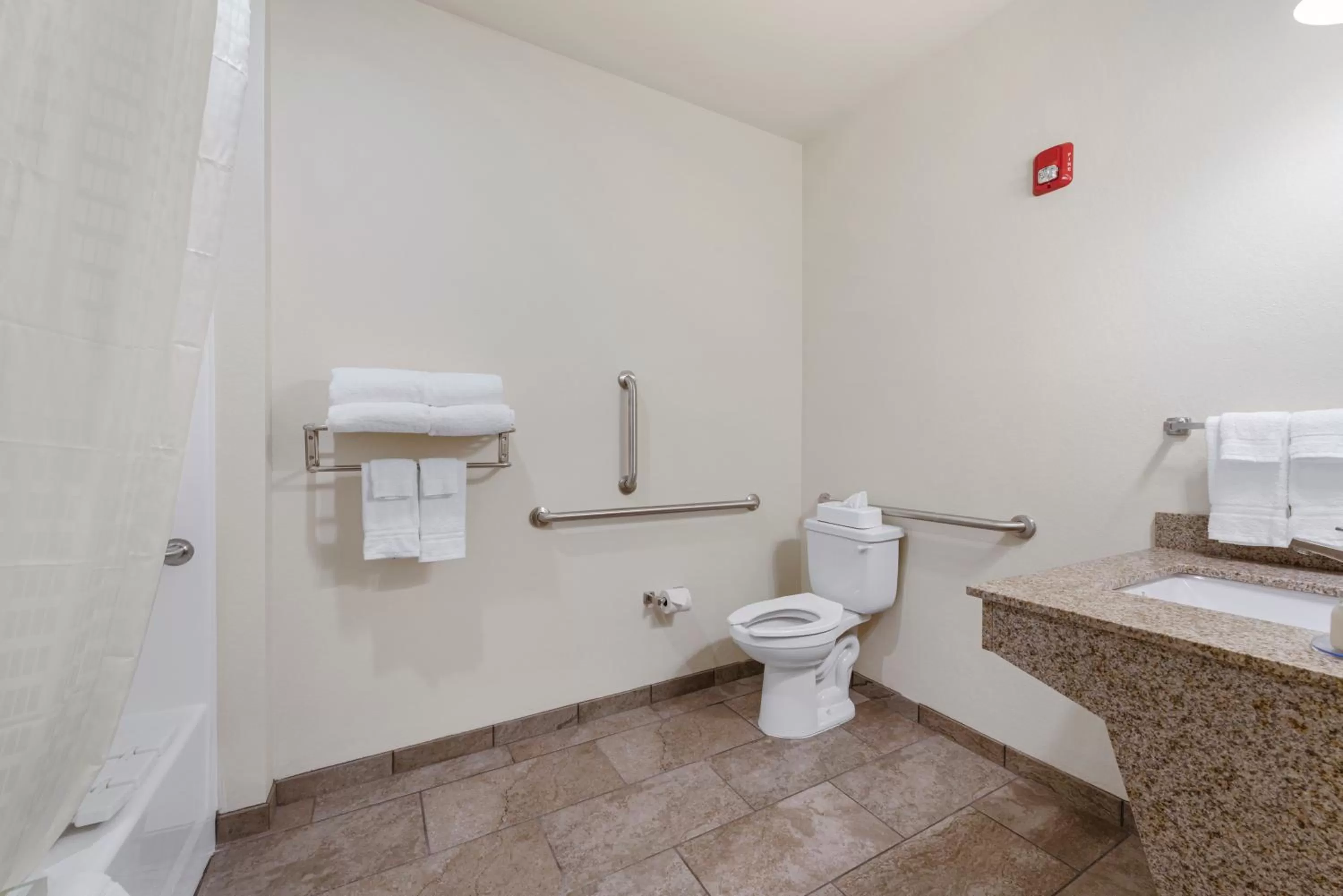 Bathroom in Cobblestone Hotel & Suites - Urbana