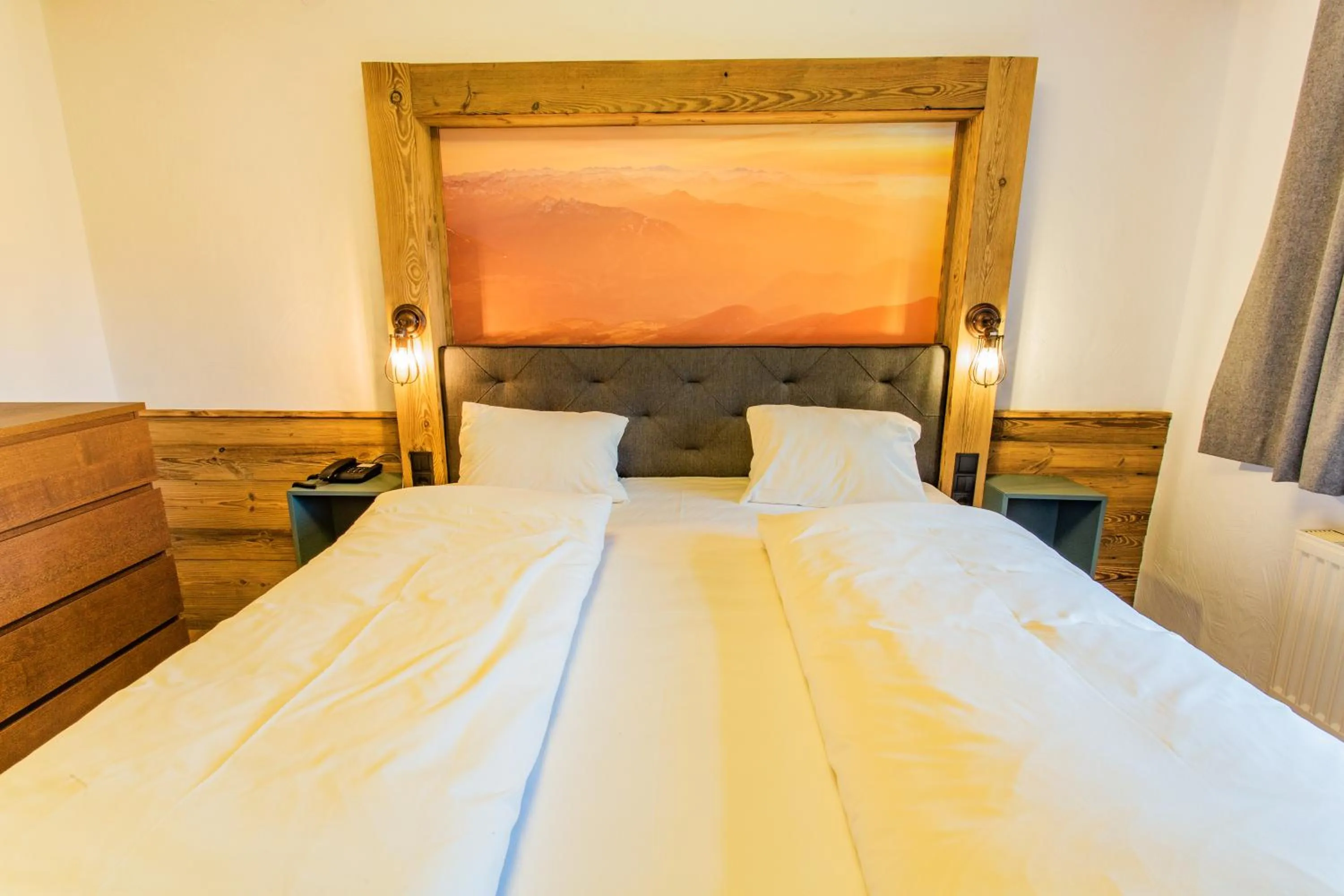 Photo of the whole room, Bed in Aktivhotel Pehab - Dachstein Rooftop-Spa