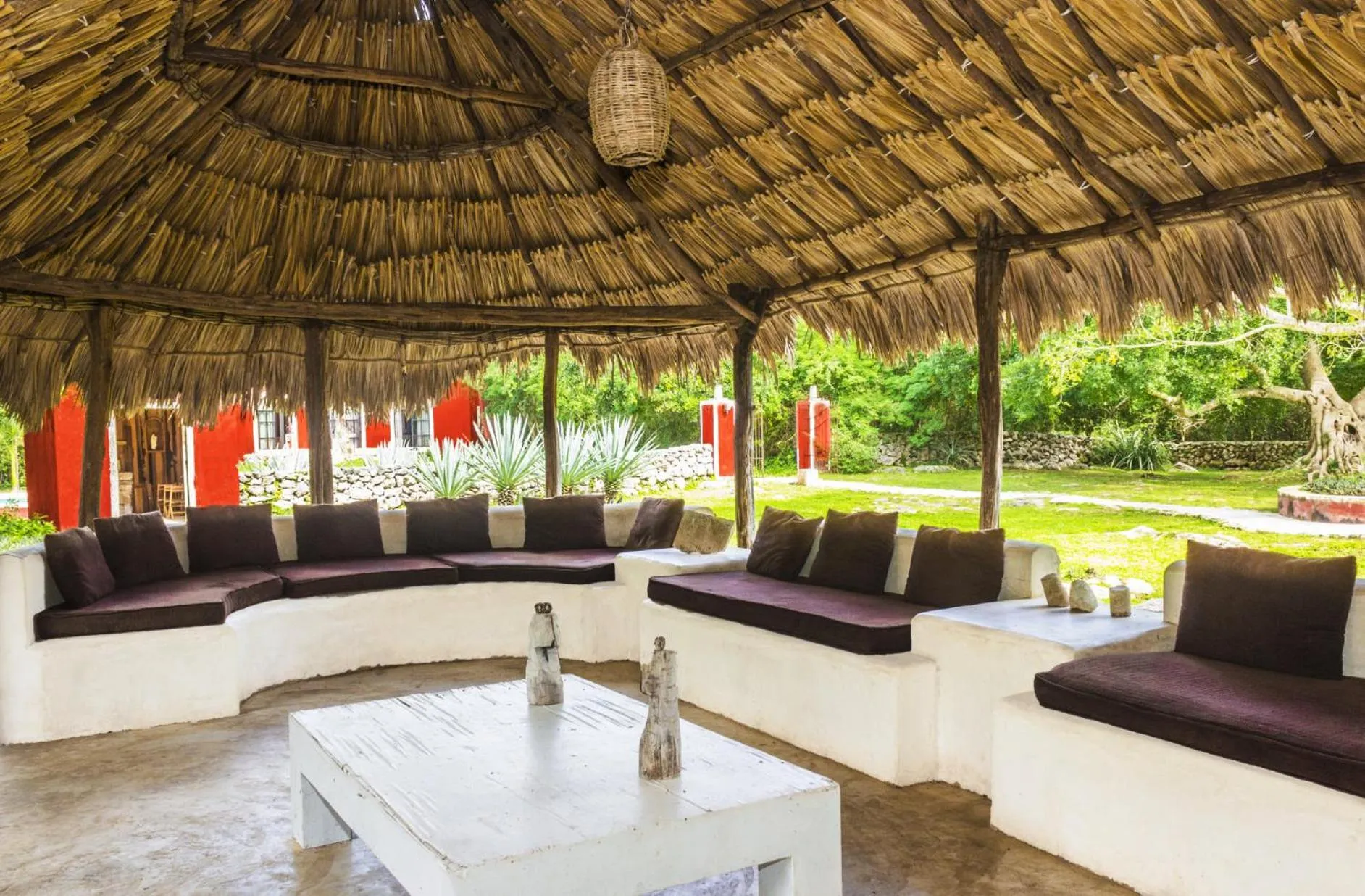 Patio in Hotel Hacienda Ticum