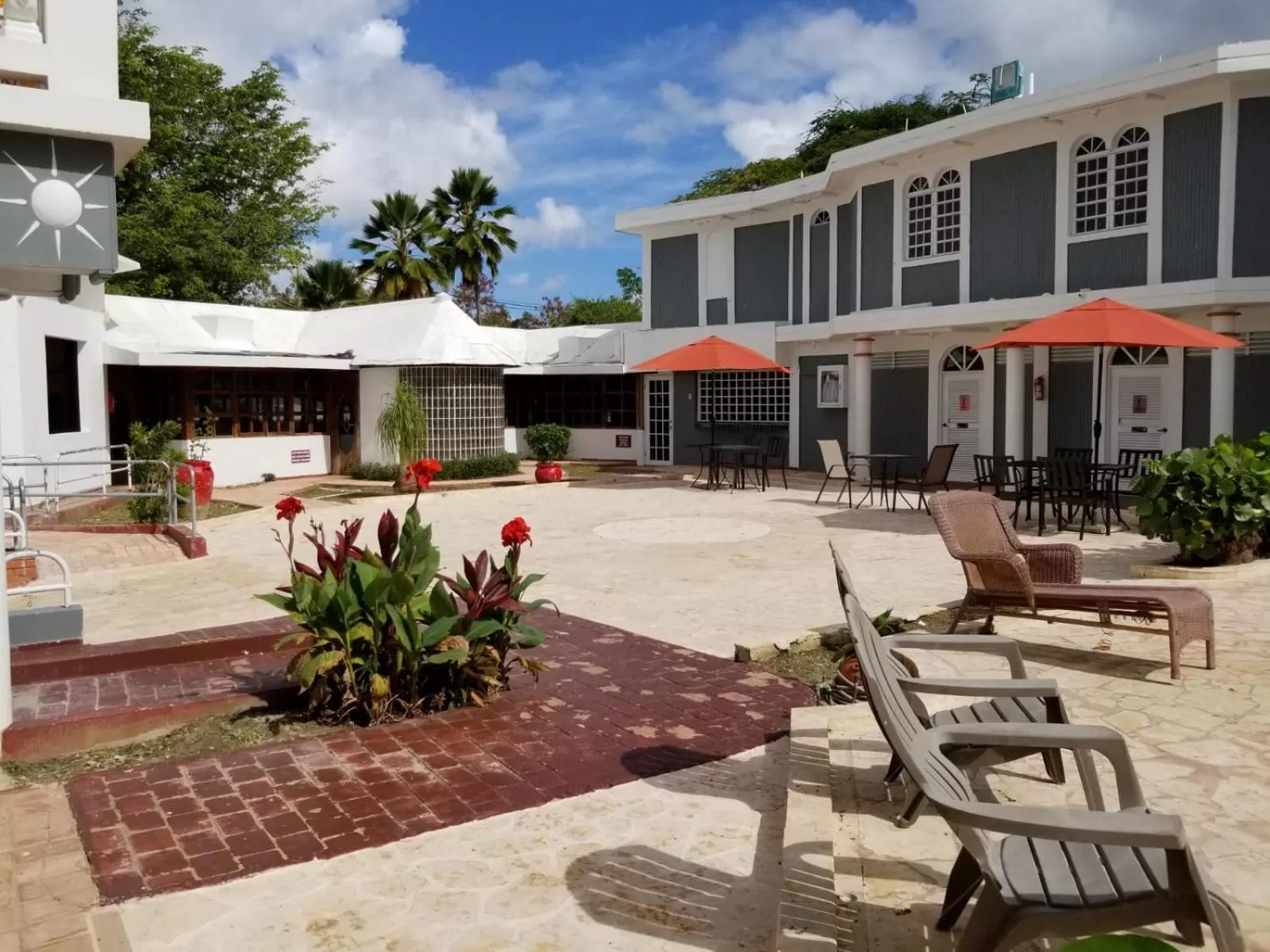 Patio in The Village Inn