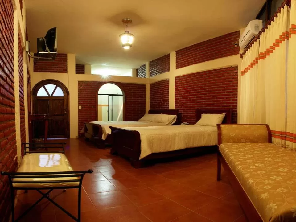 Bed in Hotel River Side