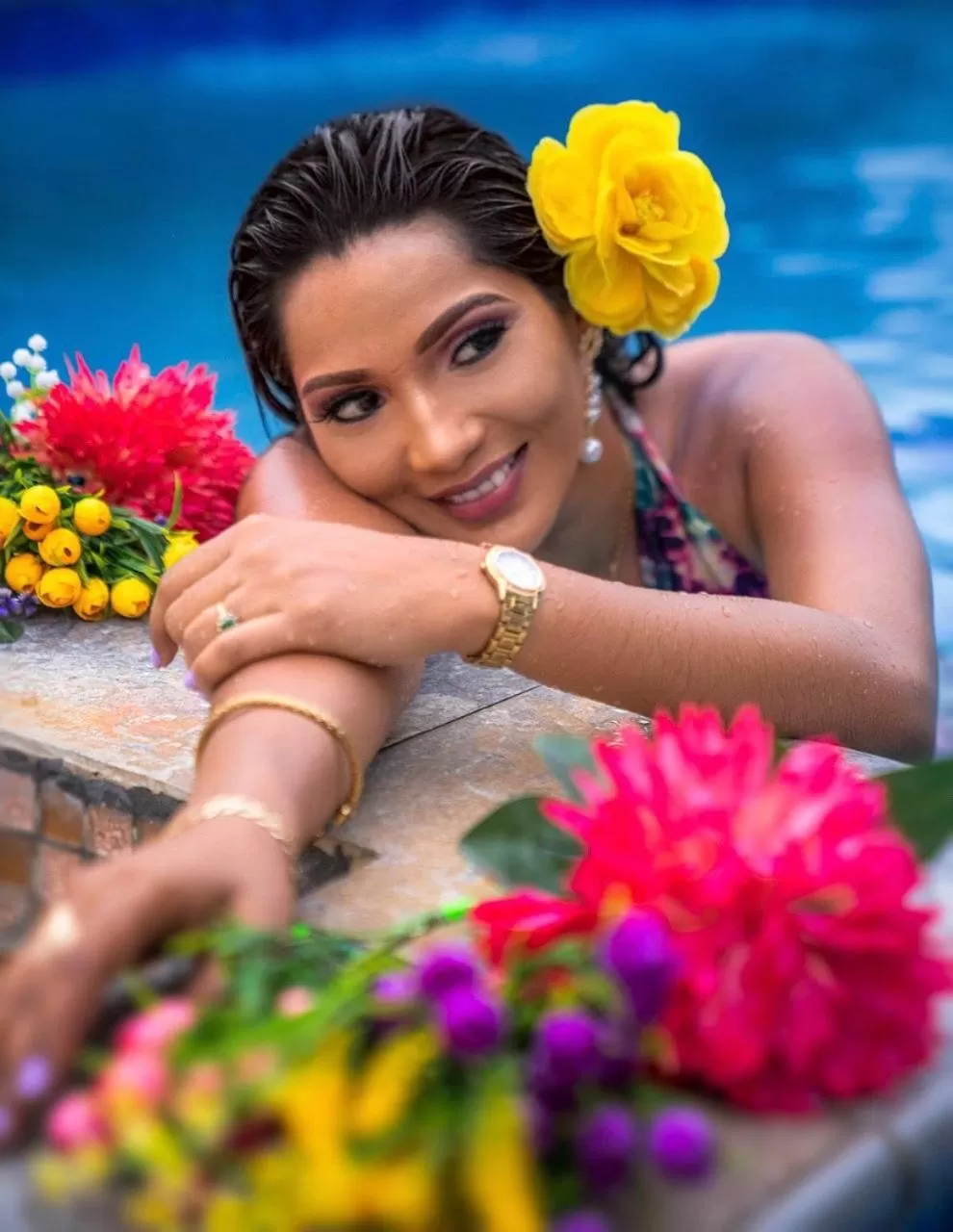 Swimming pool in Metro Hotel Couva