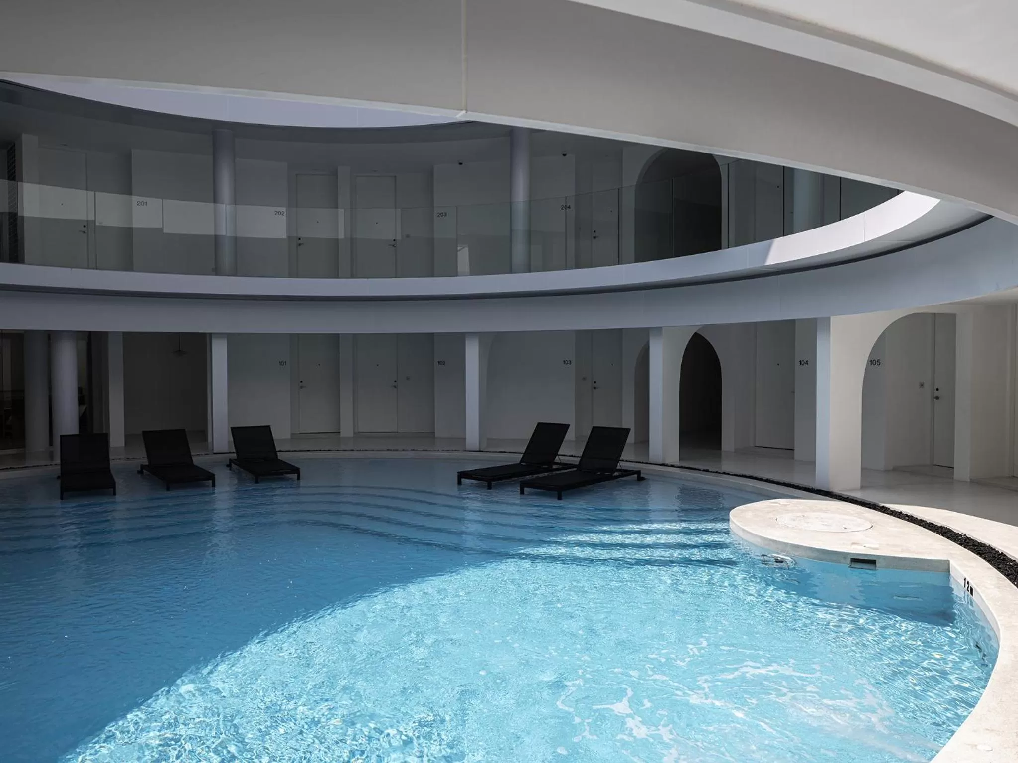 Swimming pool in G Nimman Chiang Mai