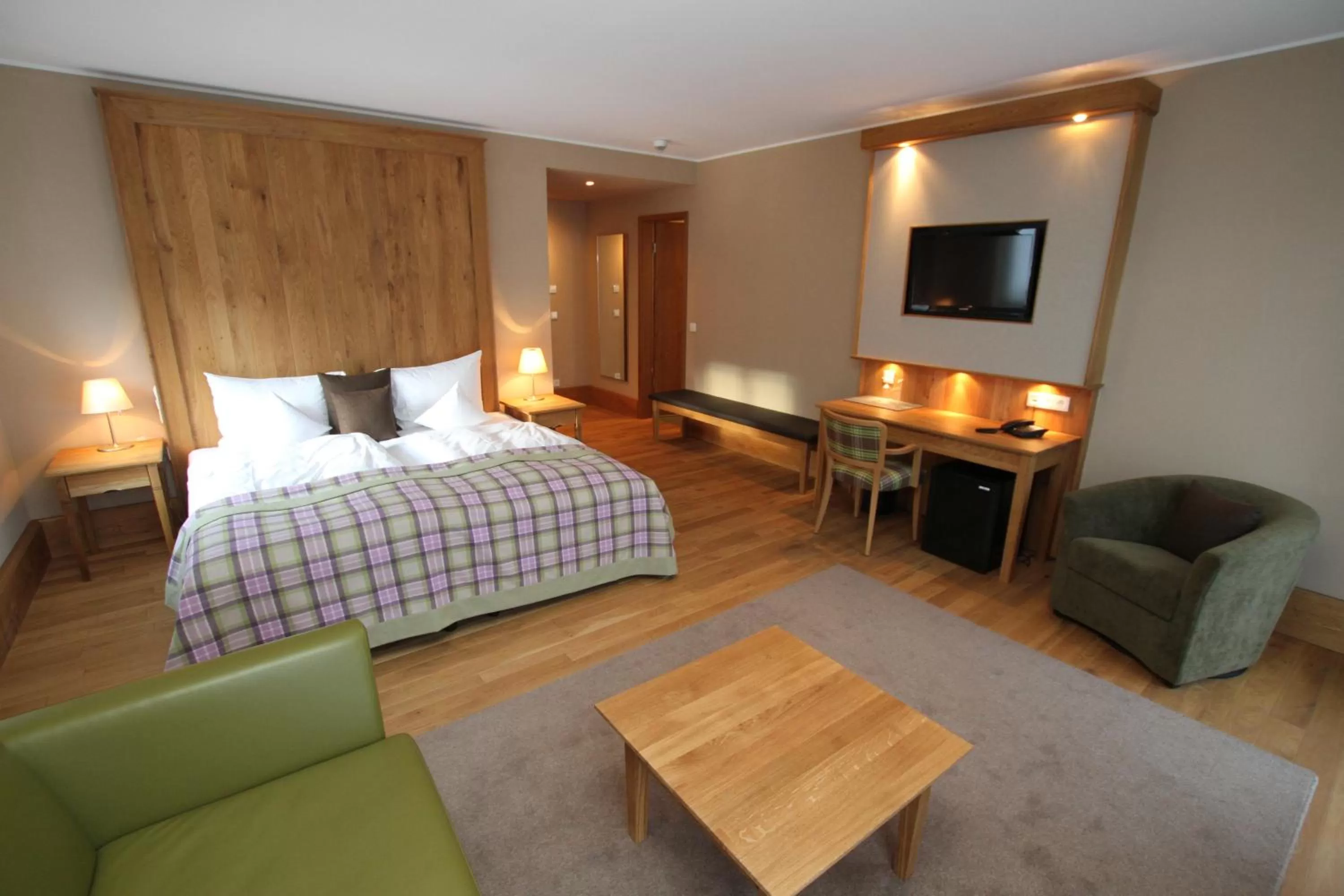 Bedroom, TV/Entertainment Center in Hotel Rimberg