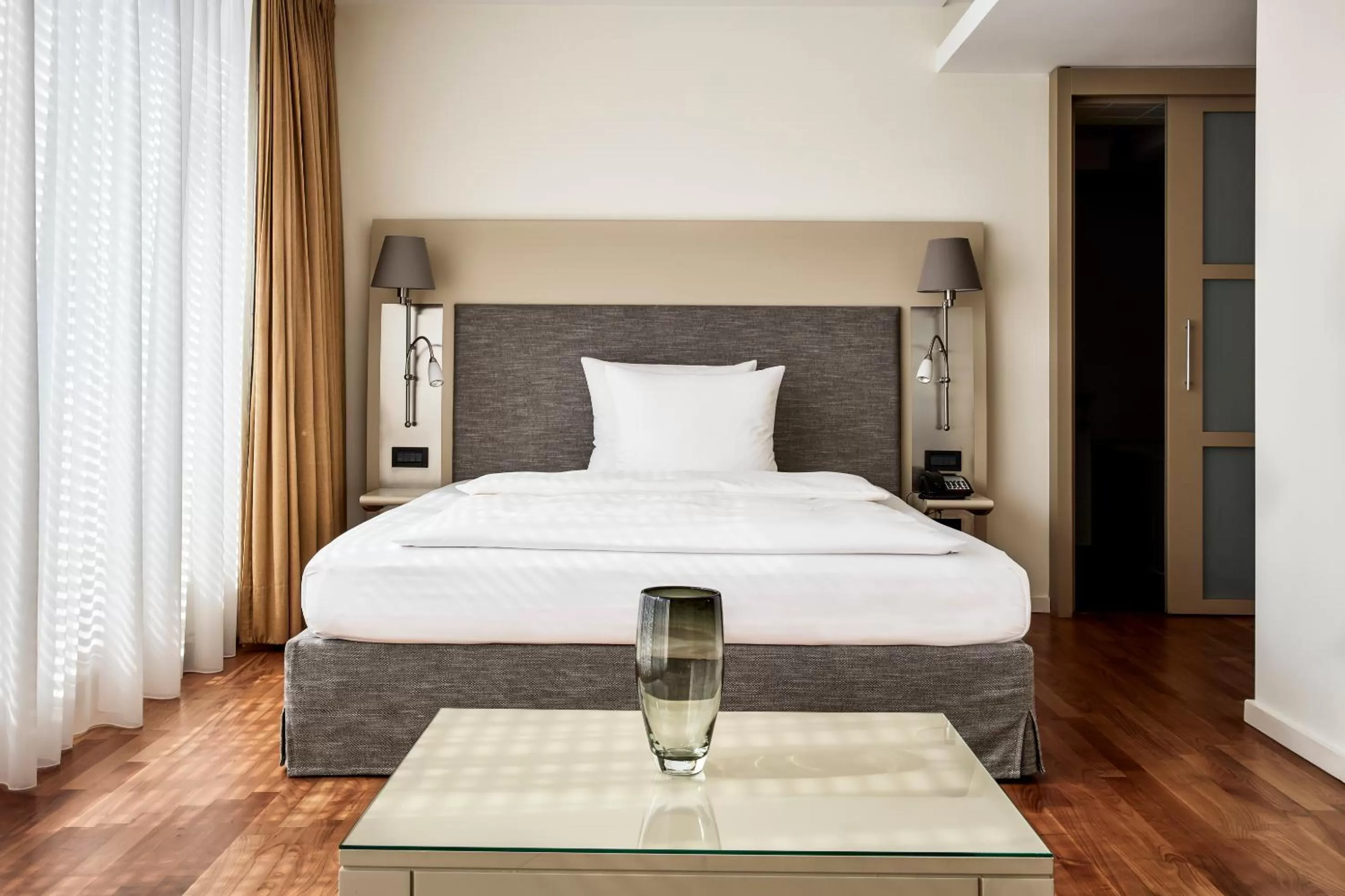 Photo of the whole room, Bed in The Mandala Berlin, a Member of Design Hotels