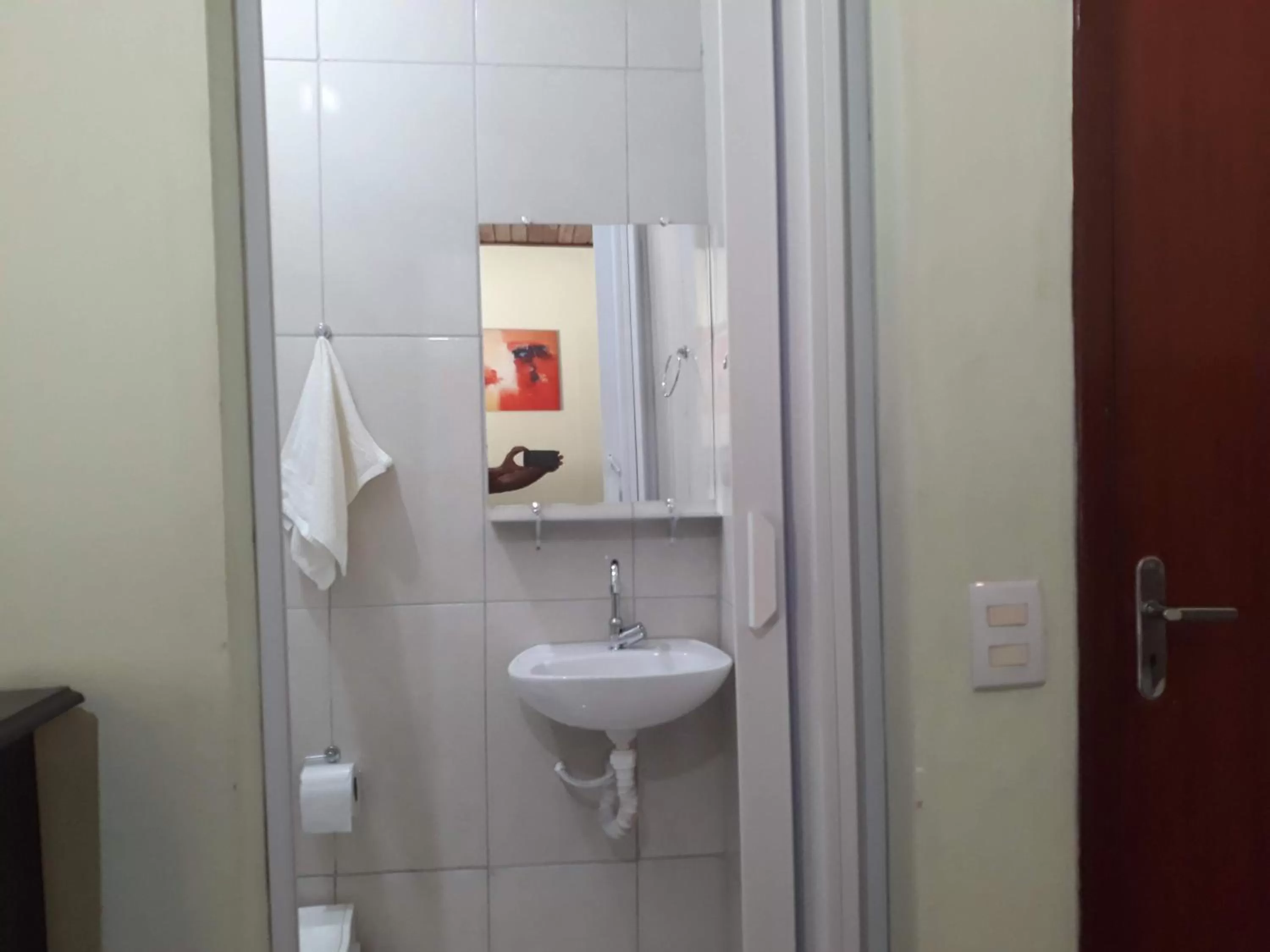 Bathroom in Pousada do Ribeirão