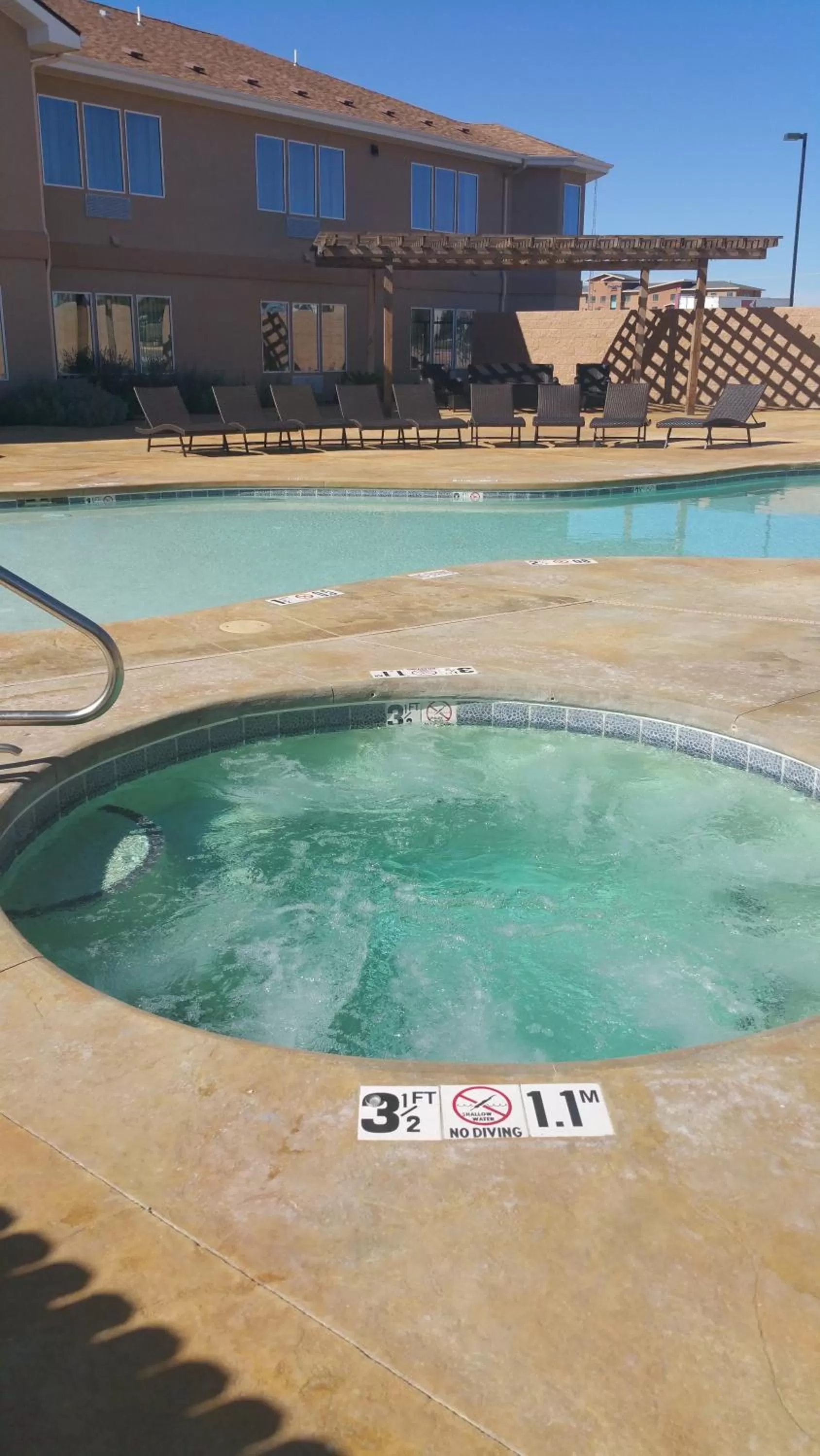 Swimming pool in Baymont by Wyndham Hobbs