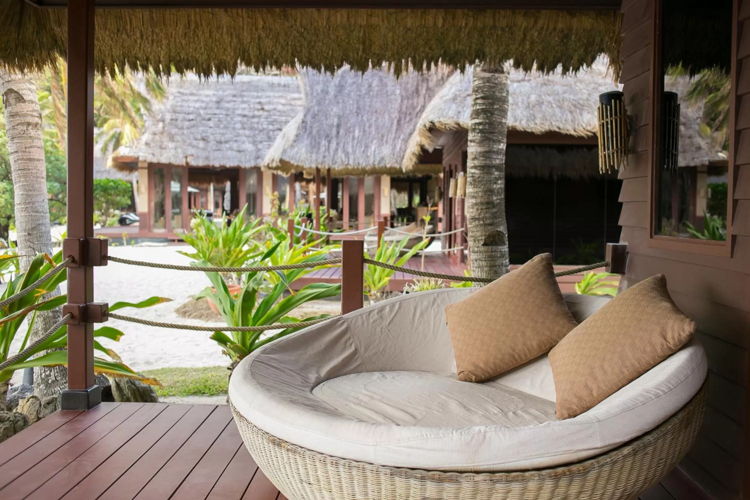 Patio in Cauayan Island Resort and Spa