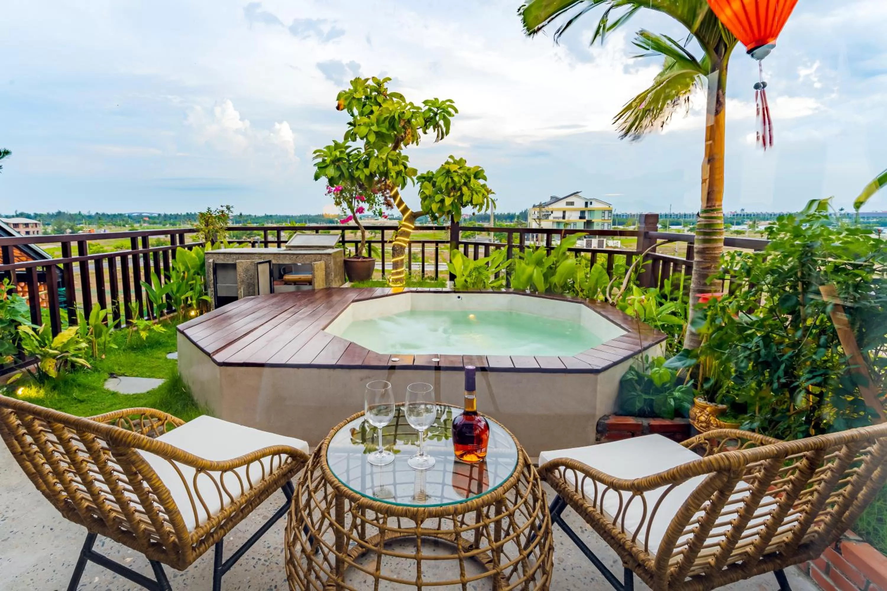 Patio in Angel Garden Villa
