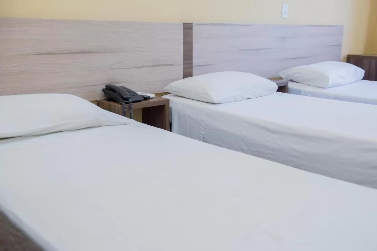 Bedroom, Bed in hotel iguaçu centro