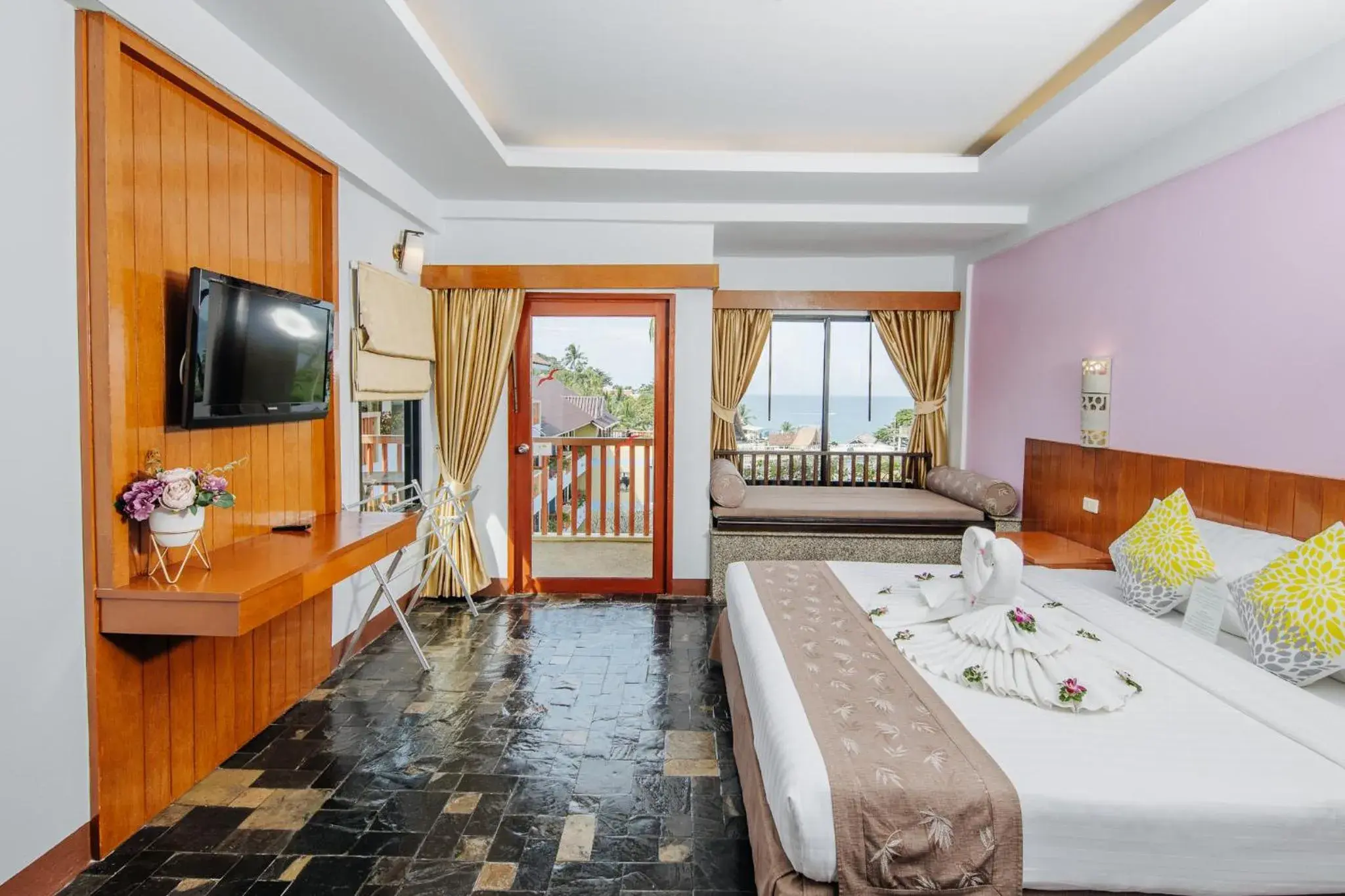 Deluxe Double Room with Sea View in Karona Resort & Spa - SHA Extra Plus Deluxe Double Room with Sea View in Karona Resort & Spa - SHA Extra Plus