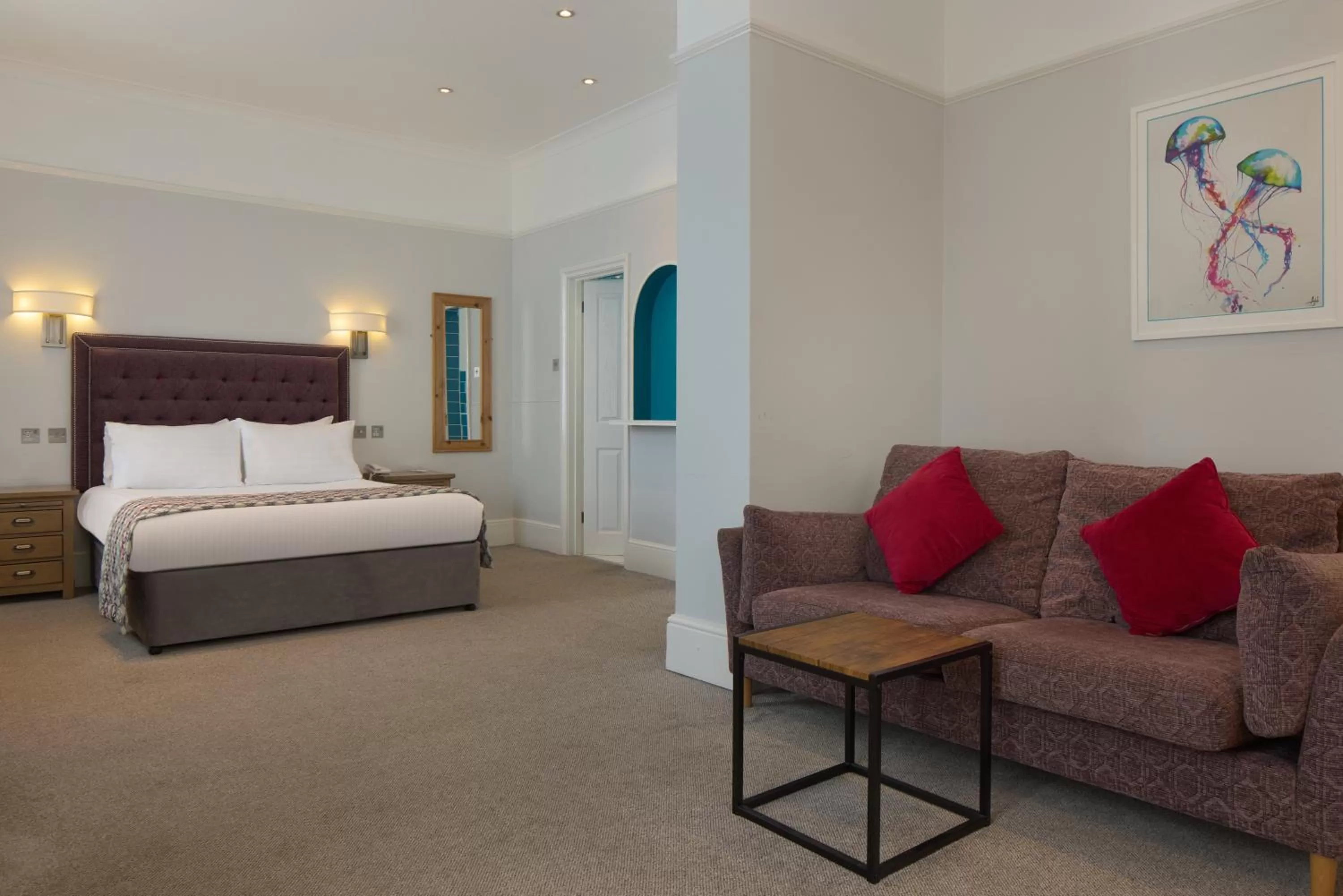 Bedroom, Bed in The Lansdowne, Eastbourne