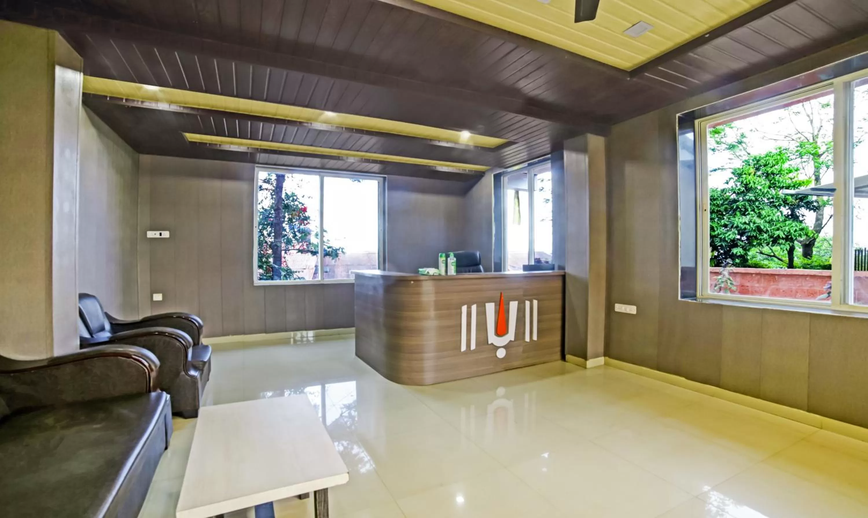 Lobby or reception in Treebo Balaji Excellency with Pool & Spa