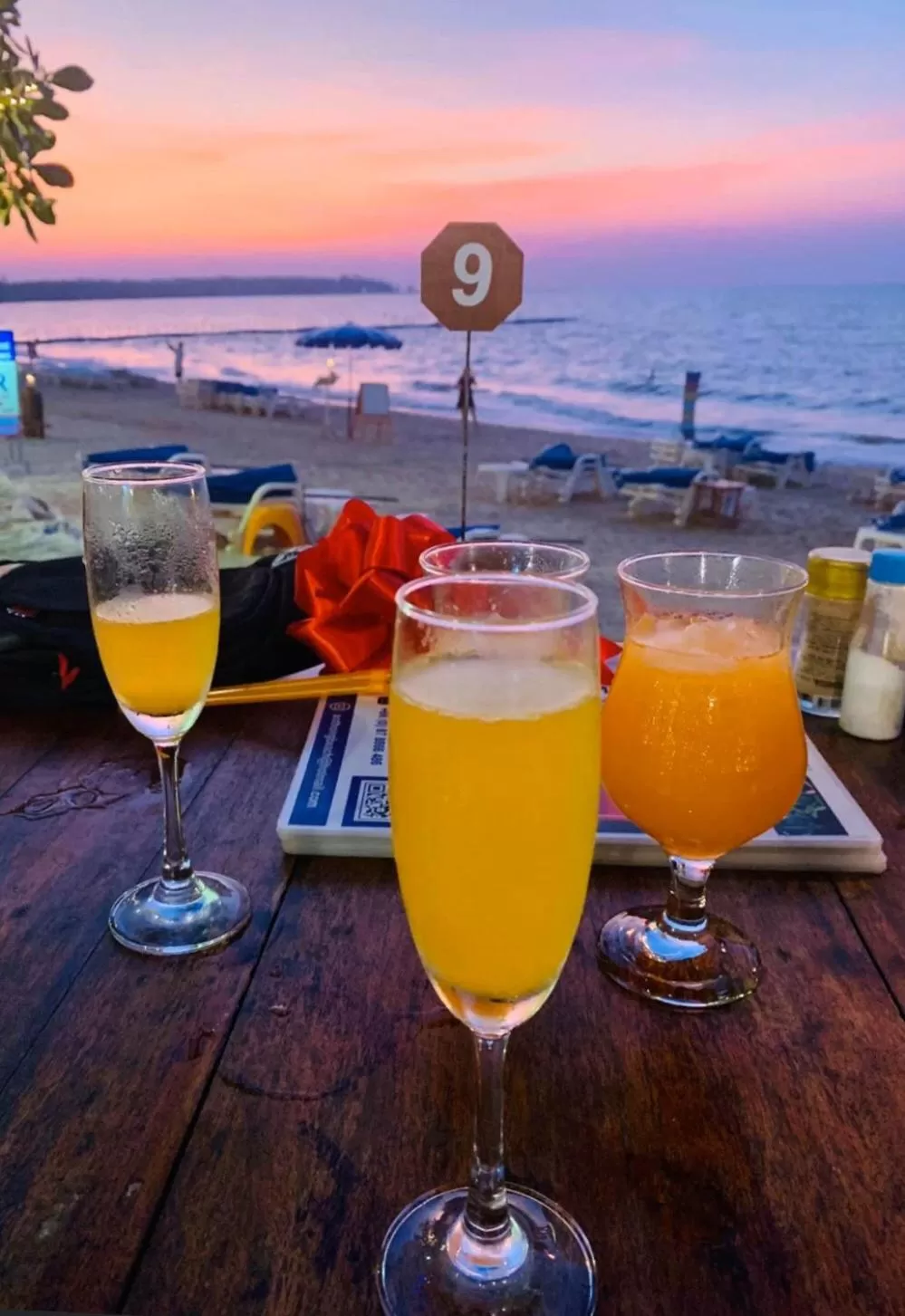 Alcoholic drinks, Drinks in Ao Thong beach Bungalows