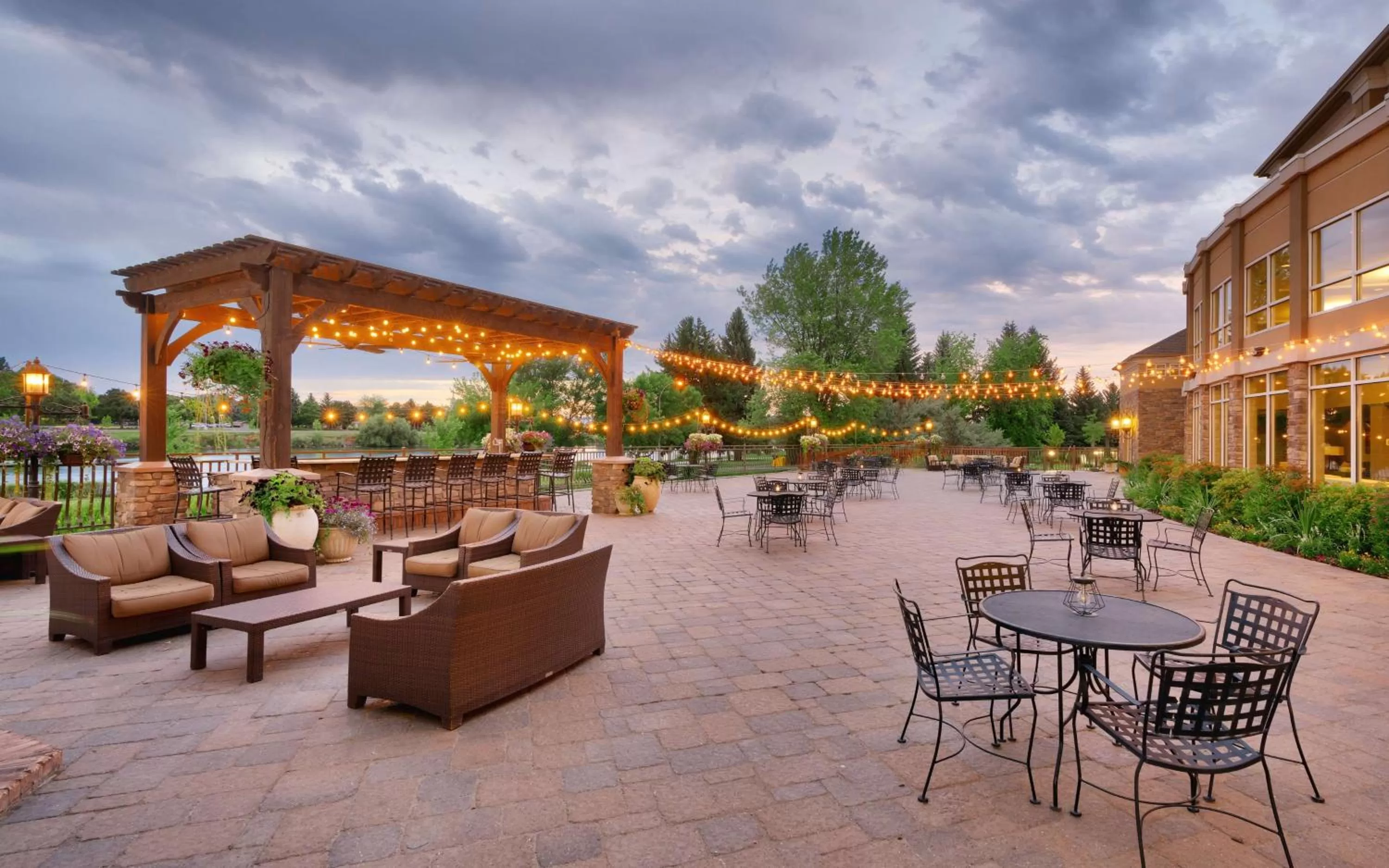 Patio in Hilton Garden Inn Idaho Falls